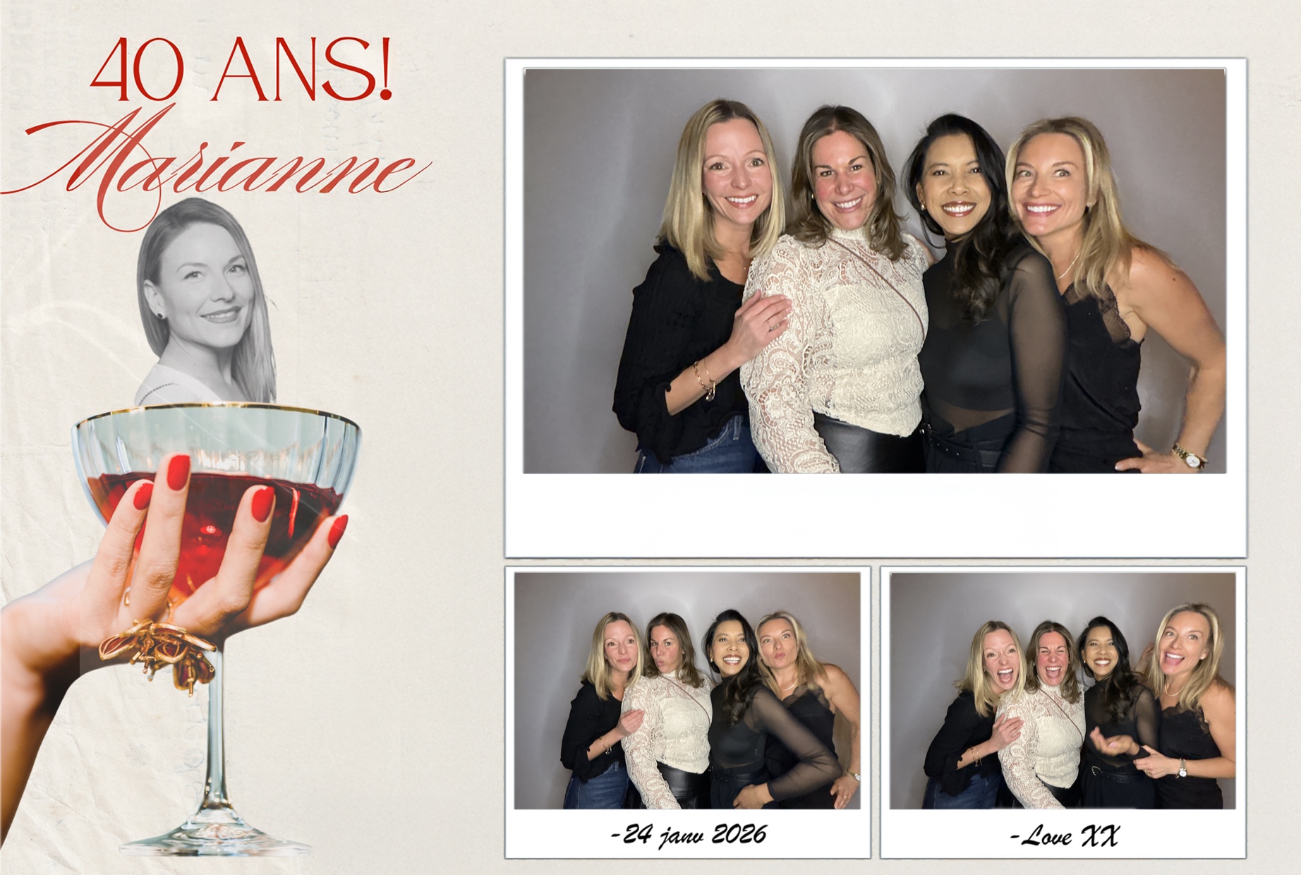 Fête 40 ans de Marianne | View more photos from the event at album.pbooth.red/u/Photobooth-RED/Fête-40-ans-de-Marianne