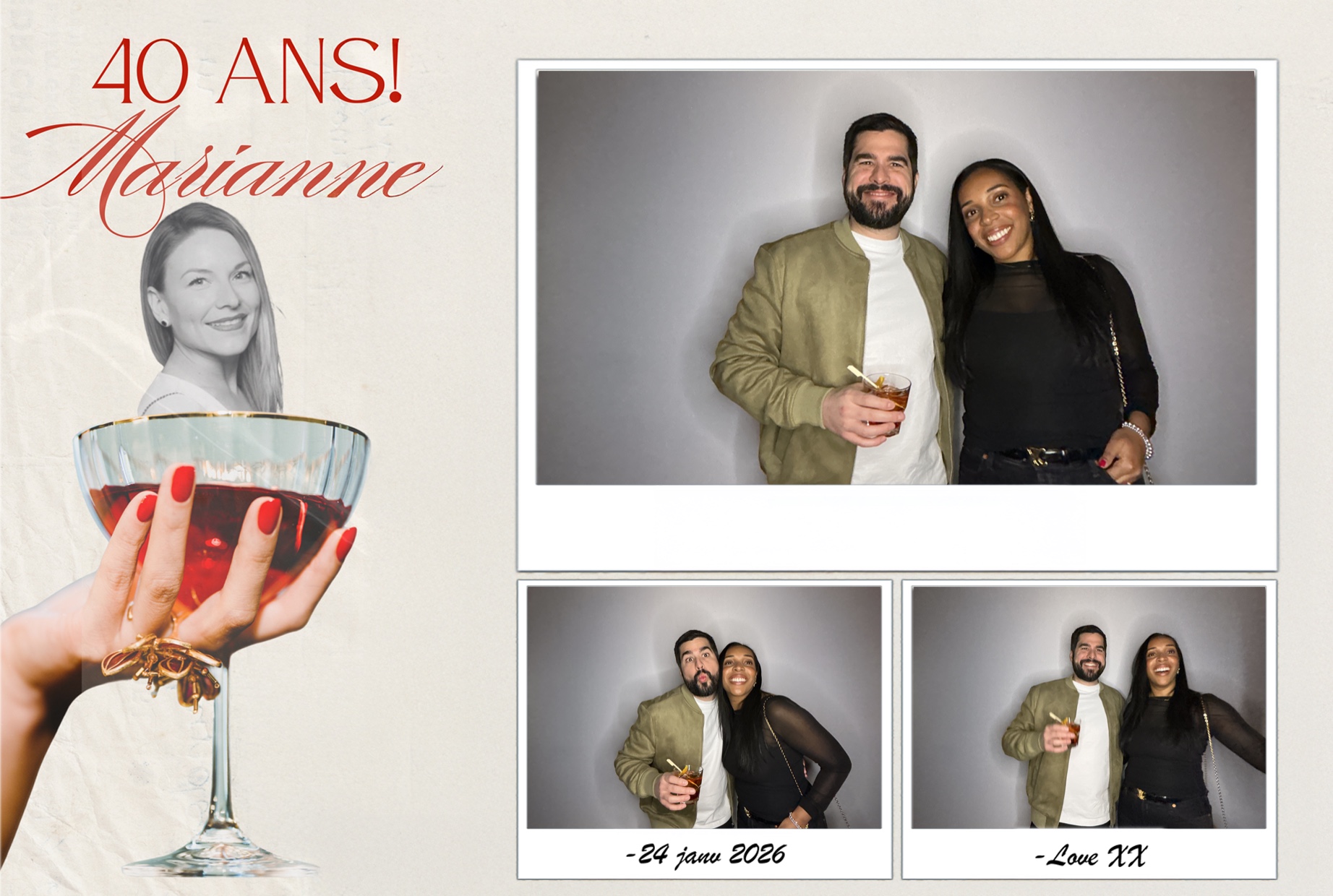 Fête 40 ans de Marianne | View more photos from the event at album.pbooth.red/u/Photobooth-RED/Fête-40-ans-de-Marianne