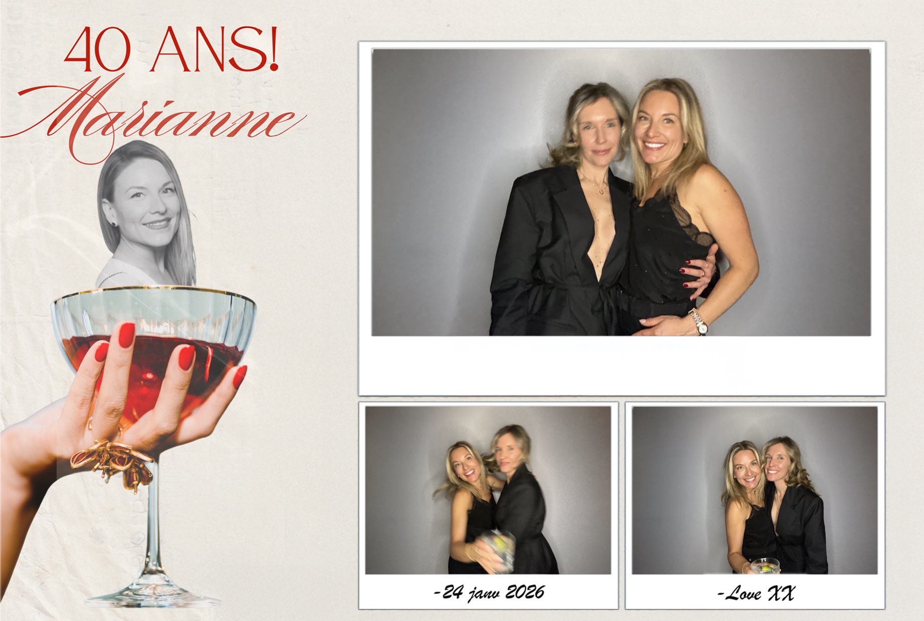 Fête 40 ans de Marianne | View more photos from the event at album.pbooth.red/u/Photobooth-RED/Fête-40-ans-de-Marianne