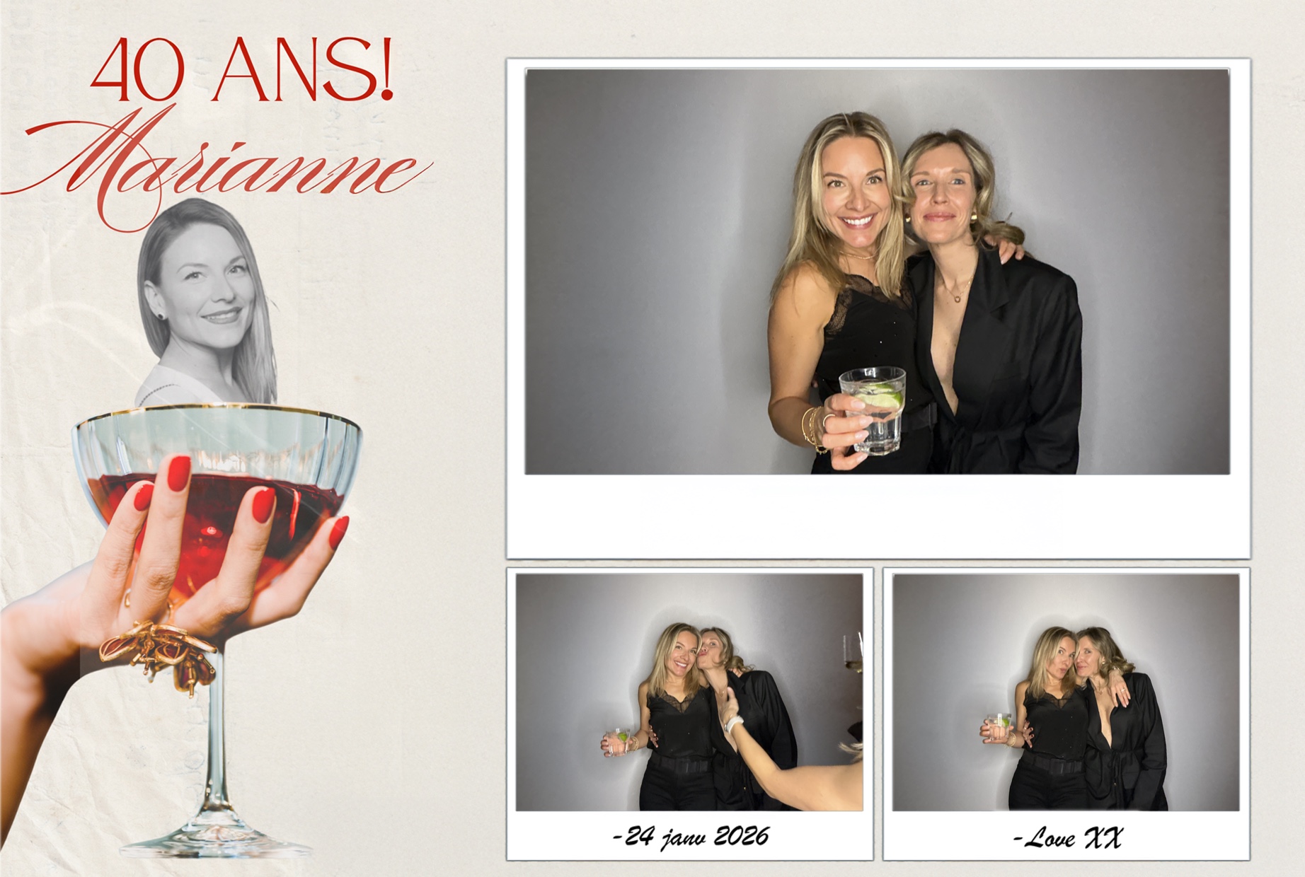 Fête 40 ans de Marianne | View more photos from the event at album.pbooth.red/u/Photobooth-RED/Fête-40-ans-de-Marianne