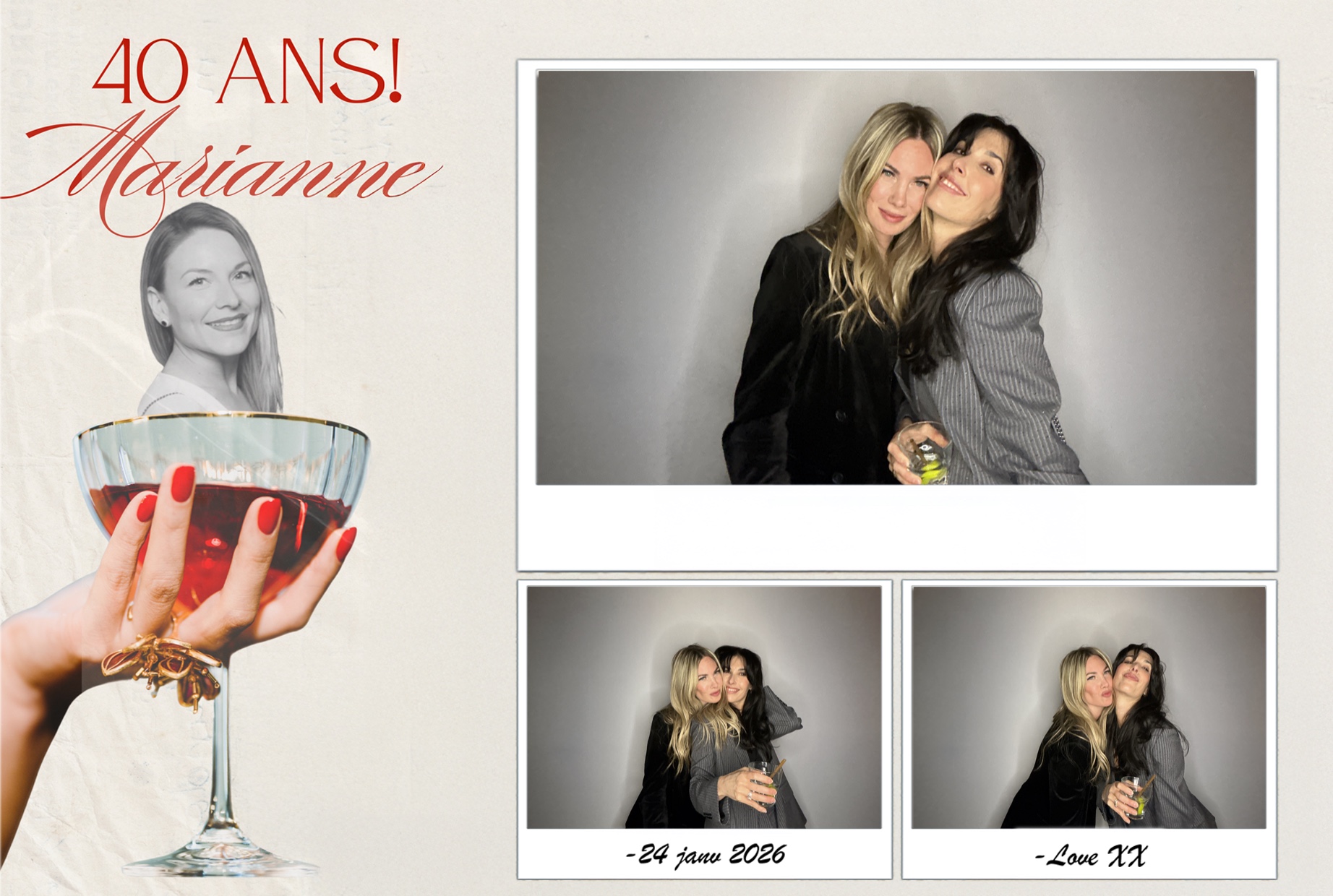 Fête 40 ans de Marianne | View more photos from the event at album.pbooth.red/u/Photobooth-RED/Fête-40-ans-de-Marianne