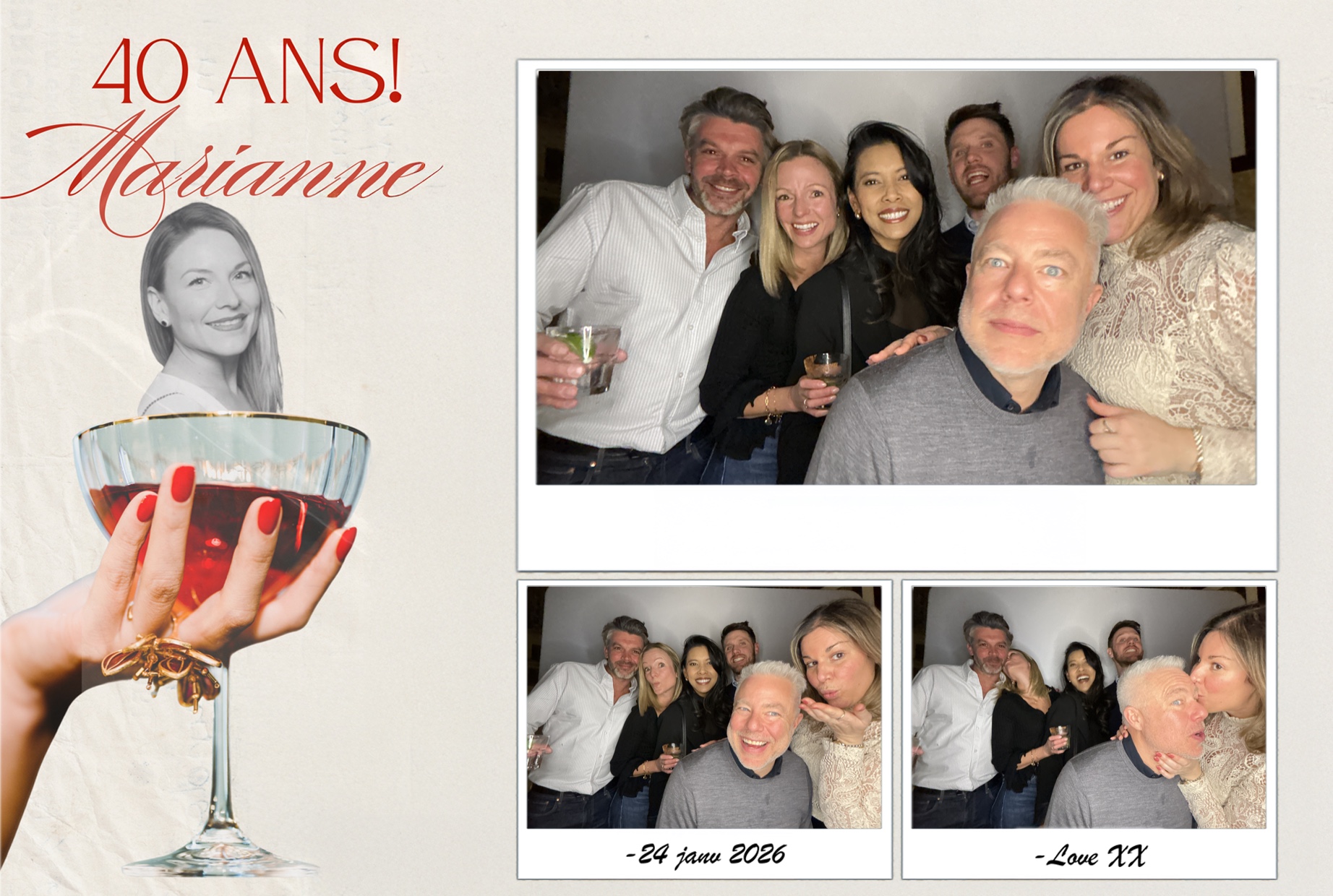 Fête 40 ans de Marianne | View more photos from the event at album.pbooth.red/u/Photobooth-RED/Fête-40-ans-de-Marianne