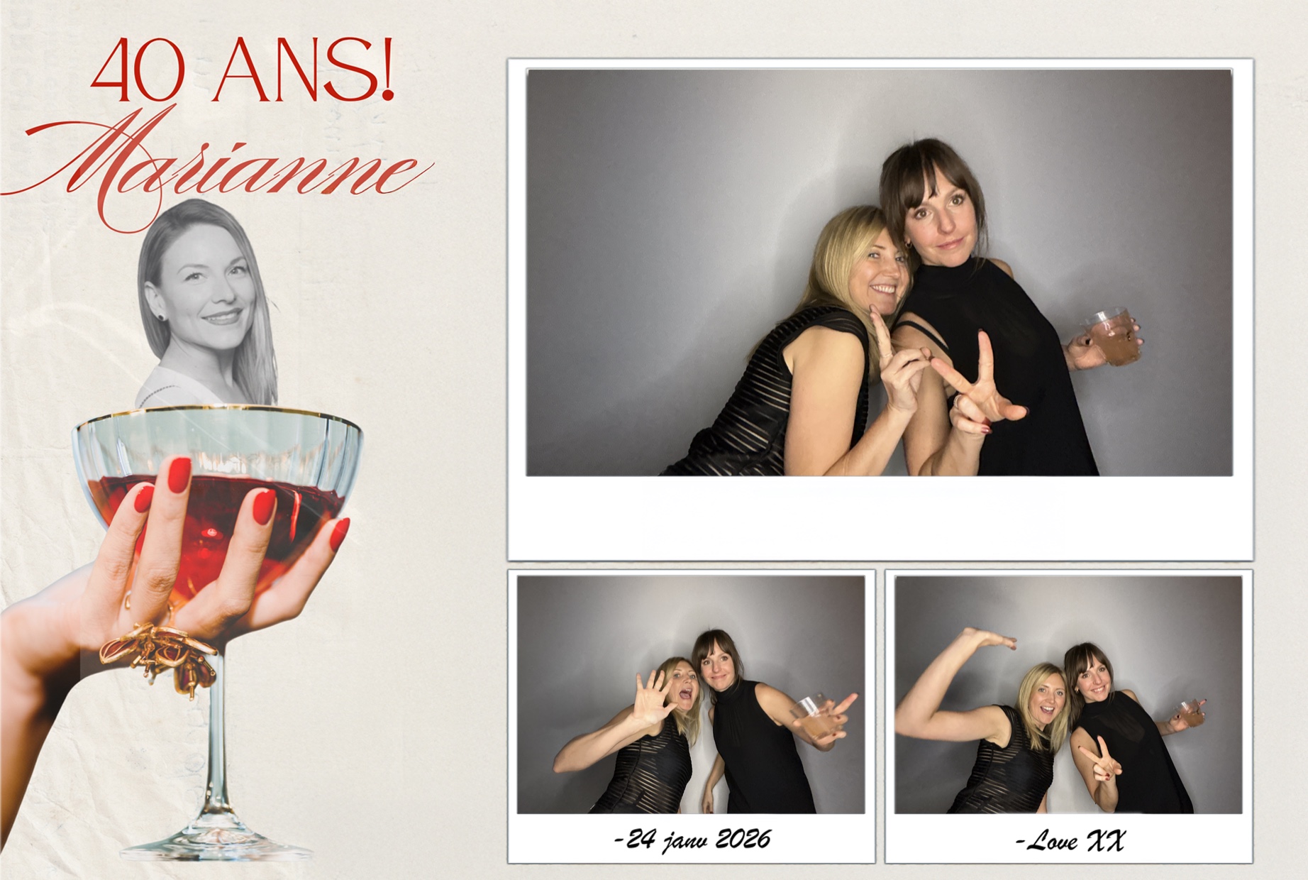 Fête 40 ans de Marianne | View more photos from the event at album.pbooth.red/u/Photobooth-RED/Fête-40-ans-de-Marianne