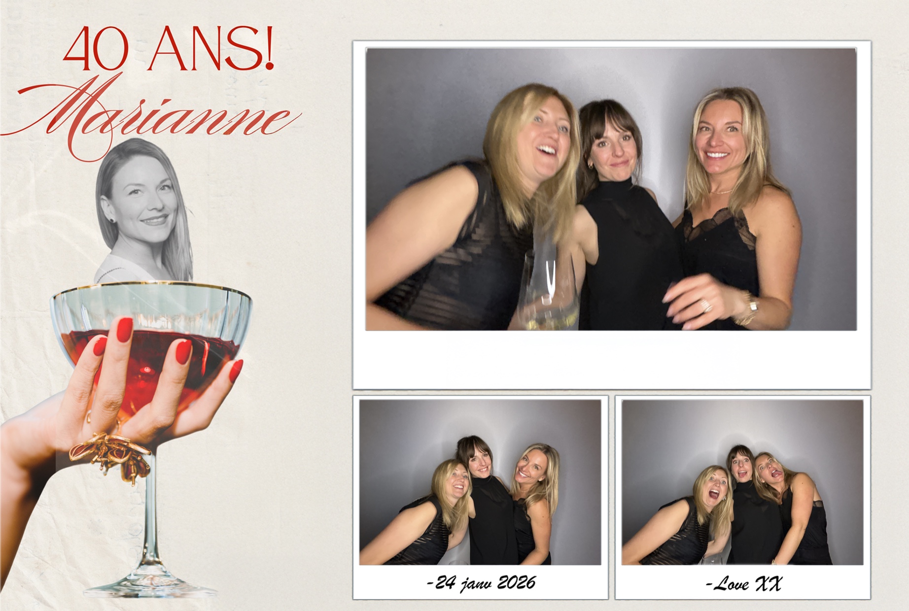 Fête 40 ans de Marianne | View more photos from the event at album.pbooth.red/u/Photobooth-RED/Fête-40-ans-de-Marianne