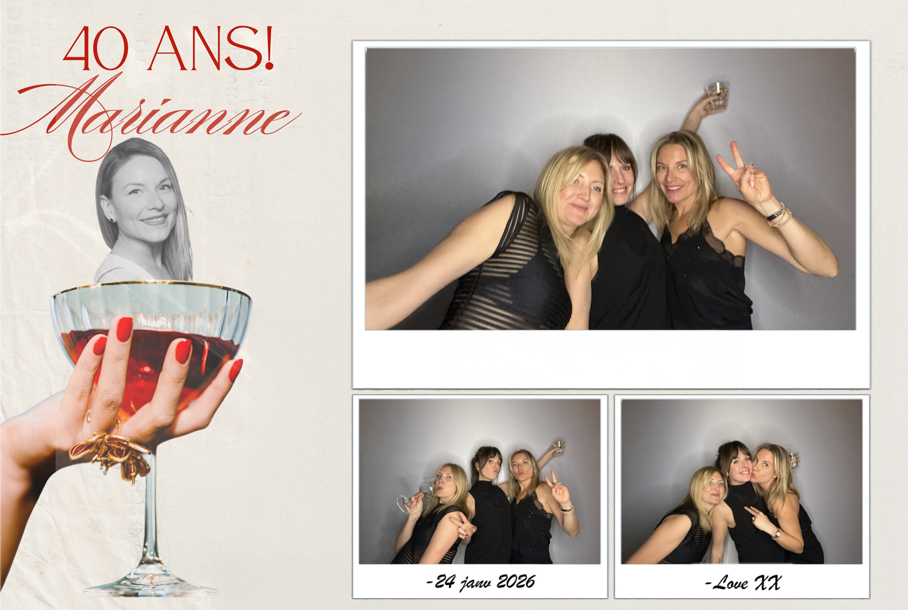 Fête 40 ans de Marianne | View more photos from the event at album.pbooth.red/u/Photobooth-RED/Fête-40-ans-de-Marianne