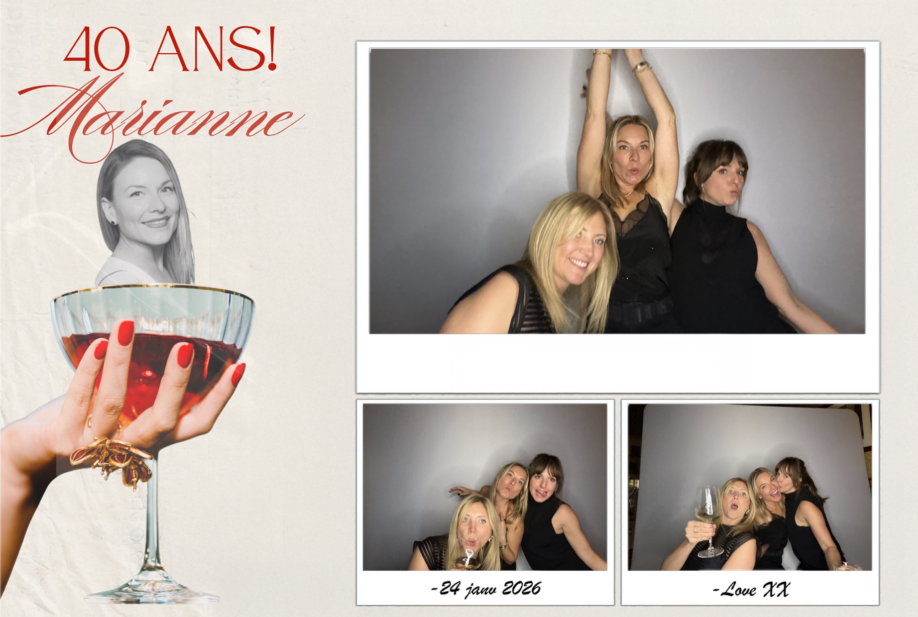 Fête 40 ans de Marianne | View more photos from the event at album.pbooth.red/u/Photobooth-RED/Fête-40-ans-de-Marianne