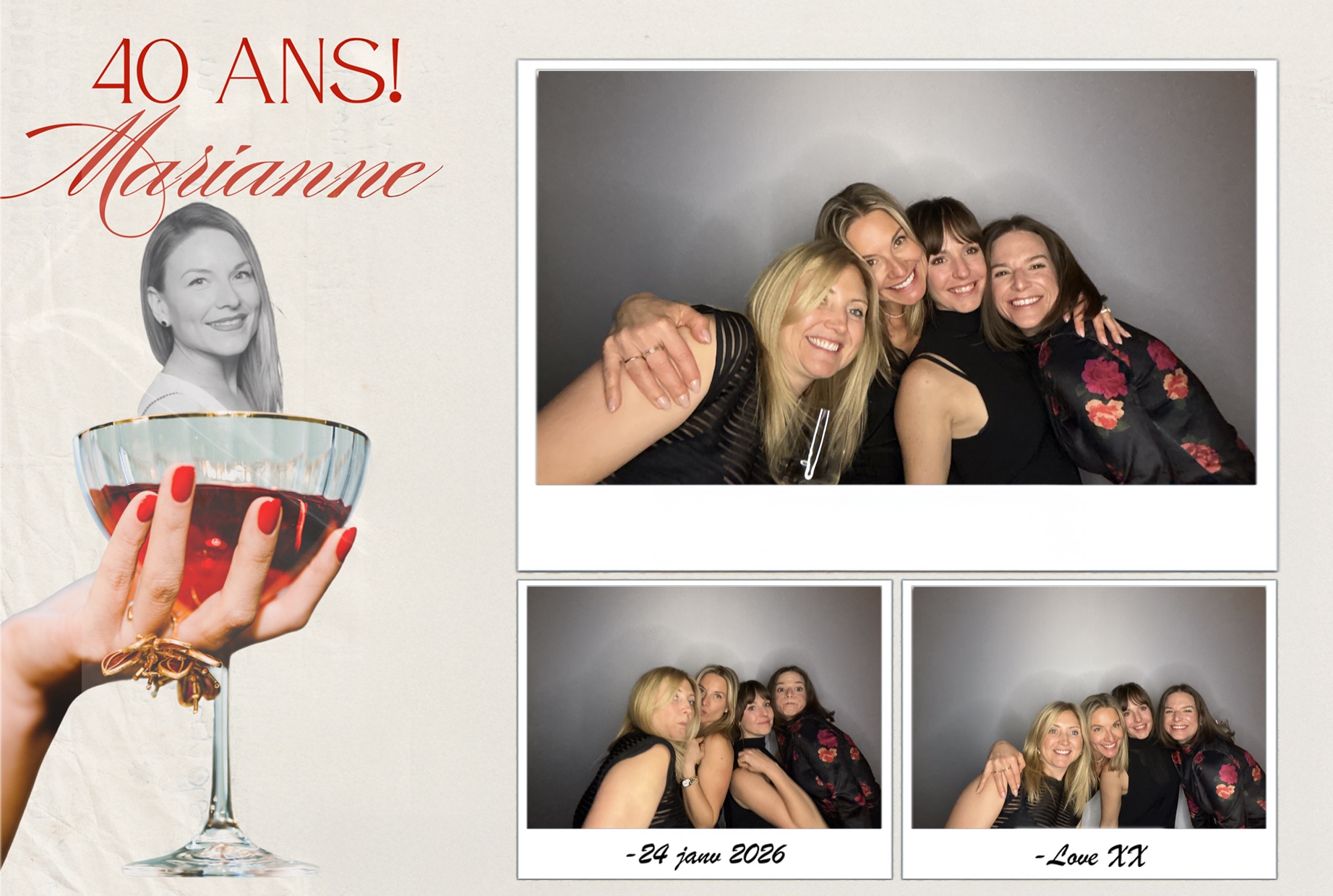 Fête 40 ans de Marianne | View more photos from the event at album.pbooth.red/u/Photobooth-RED/Fête-40-ans-de-Marianne