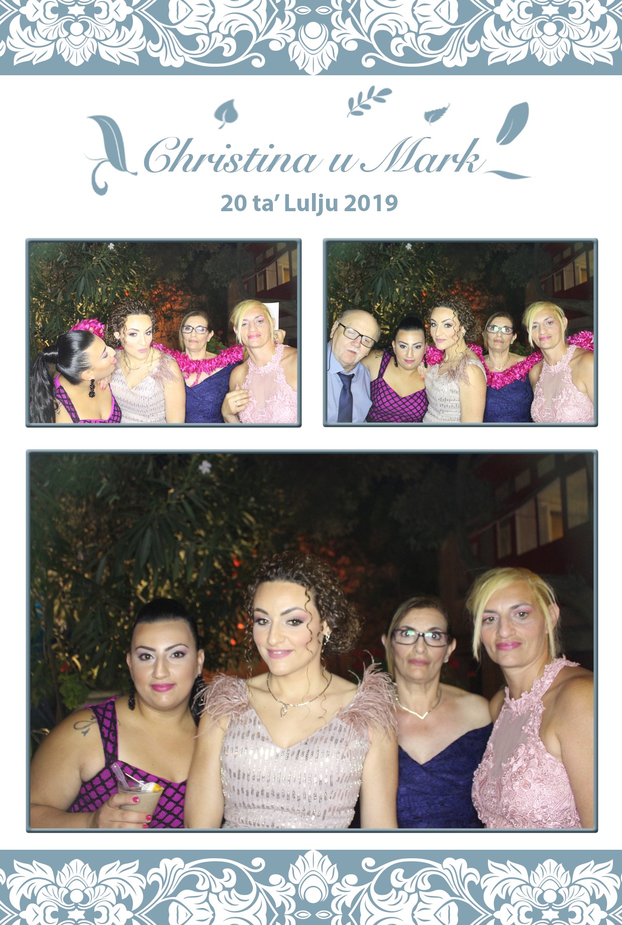 Christina and Mark's Wedding | View more photos from the event at gallery.photomakerphotobooth.com.mt/u/PhotomakerMalta/Christina-and-Marks-Wedding