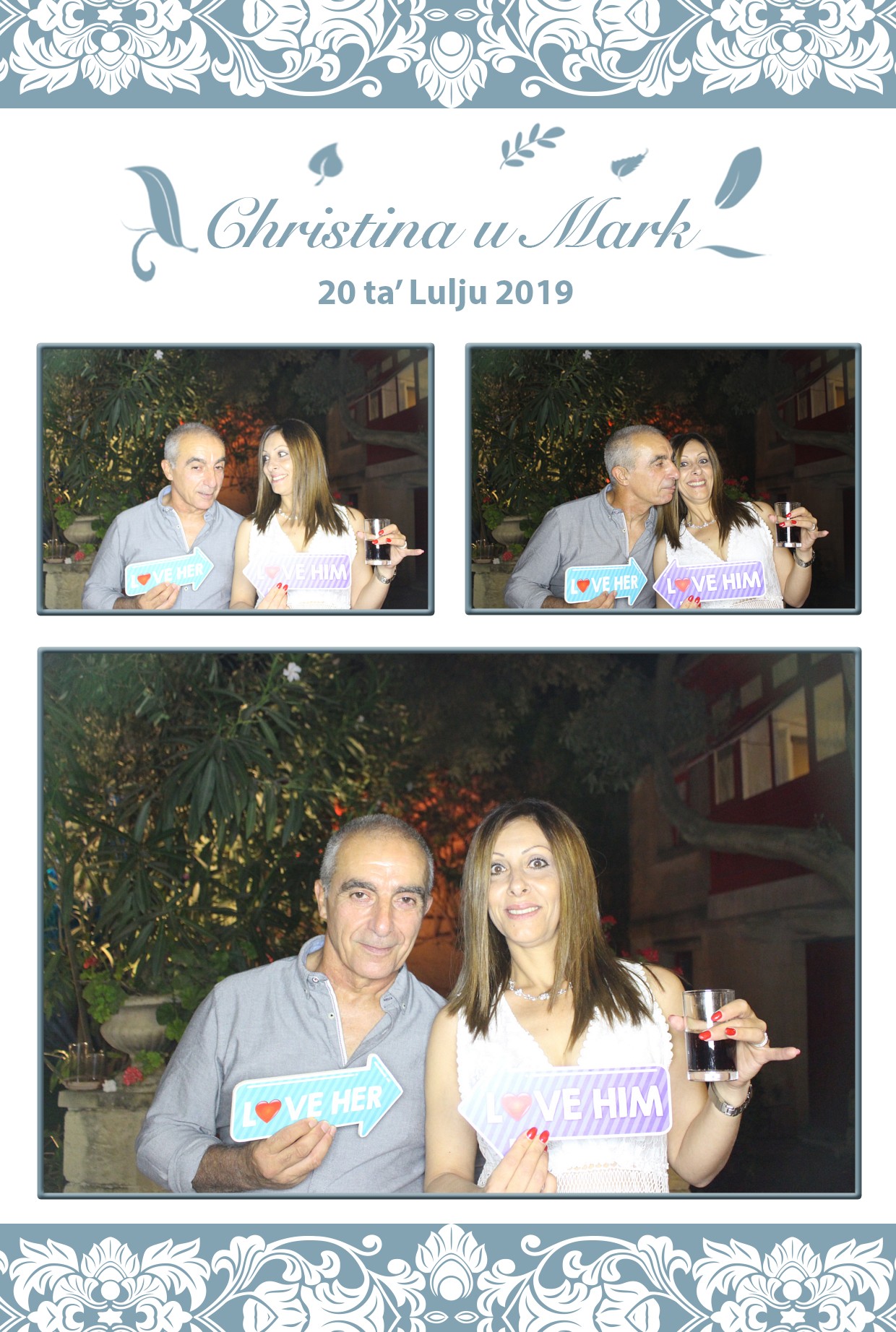 Christina and Mark's Wedding | View more photos from the event at gallery.photomakerphotobooth.com.mt/u/PhotomakerMalta/Christina-and-Marks-Wedding