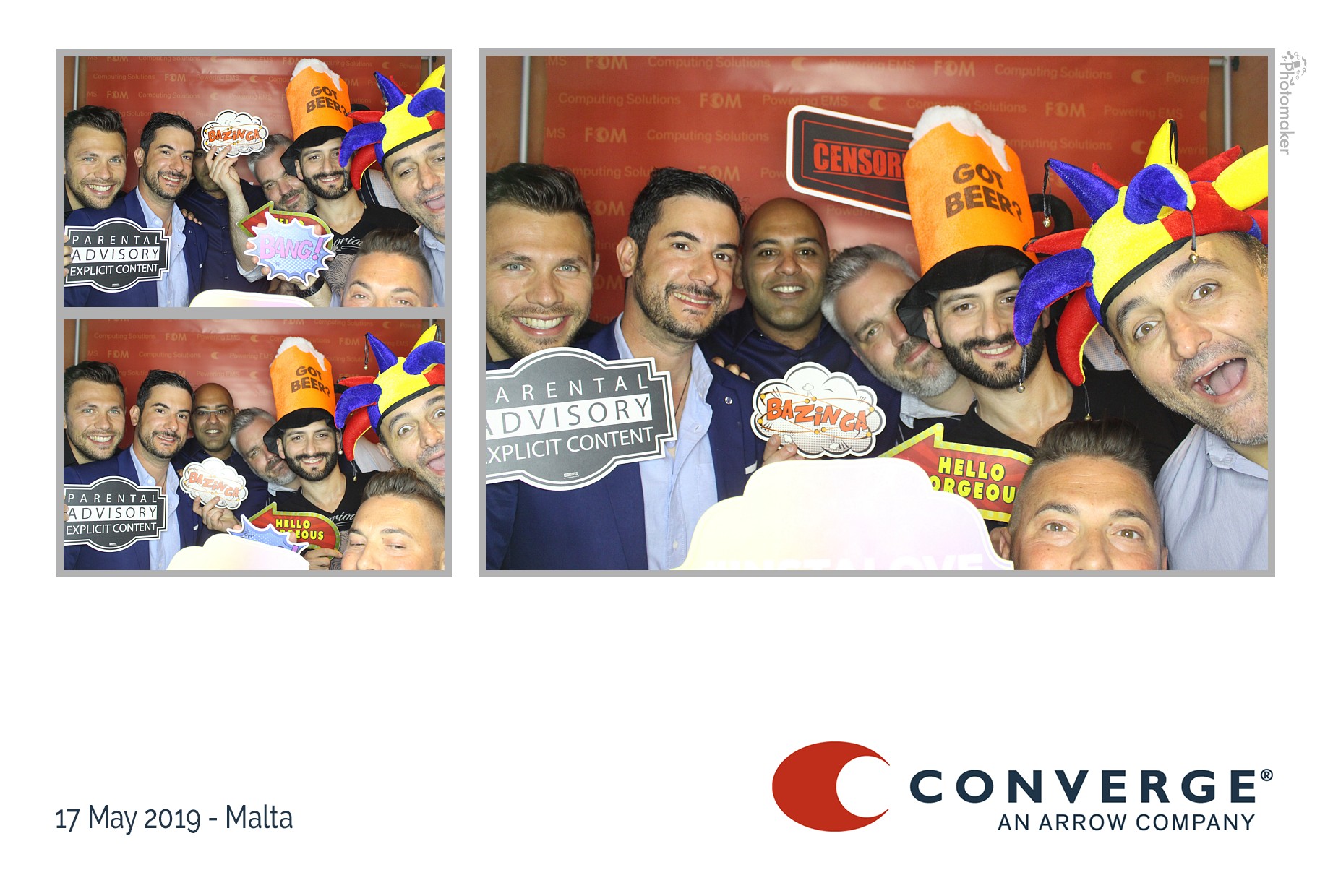 Converge Conference Dinner | View more photos from the event at gallery.photomakerphotobooth.com.mt/u/PhotomakerMalta/Converge-Conference-Dinner