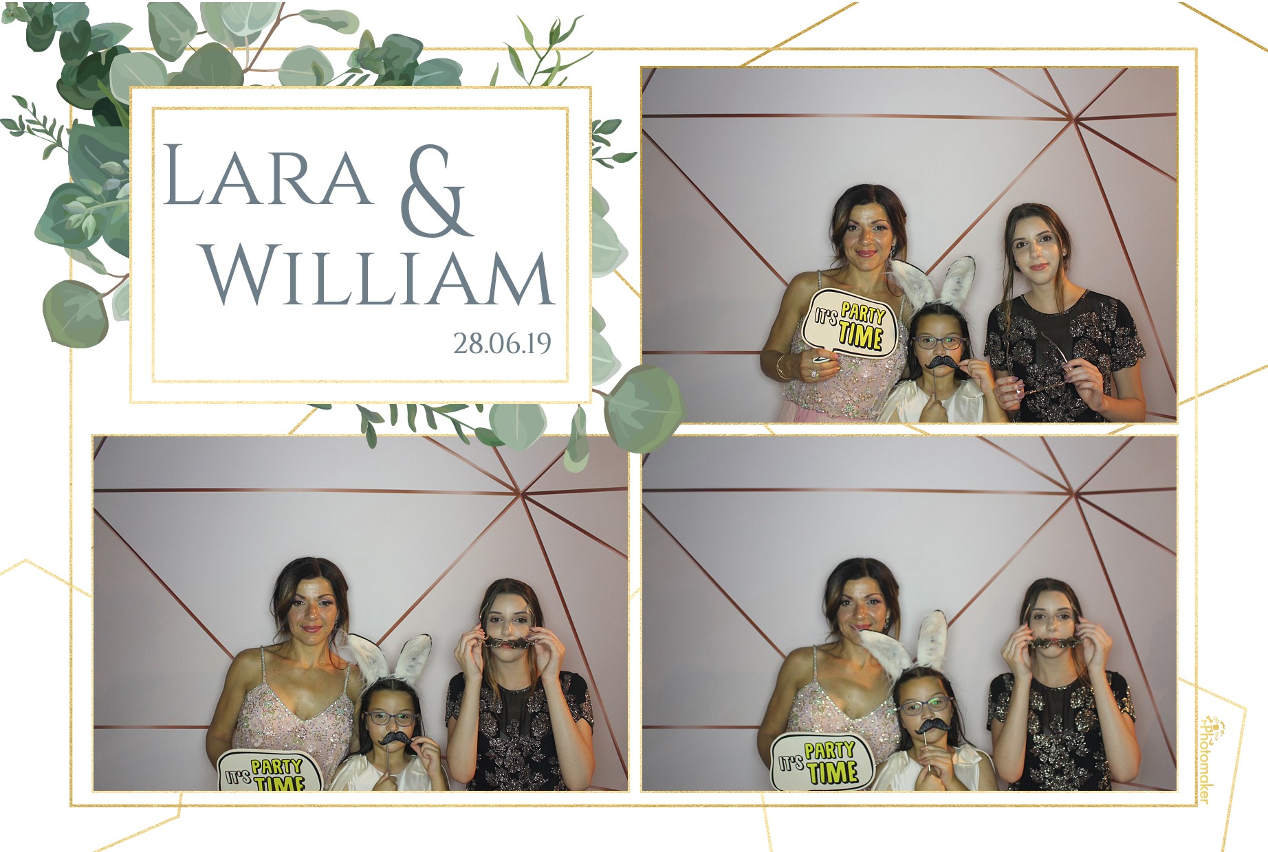 Lara & William's Wedding - Prints and Gifs | View more photos from the event at gallery.photomakerphotobooth.com.mt/u/PhotomakerMalta/Lara-Williams-Wedding-Prints-and-Gifs