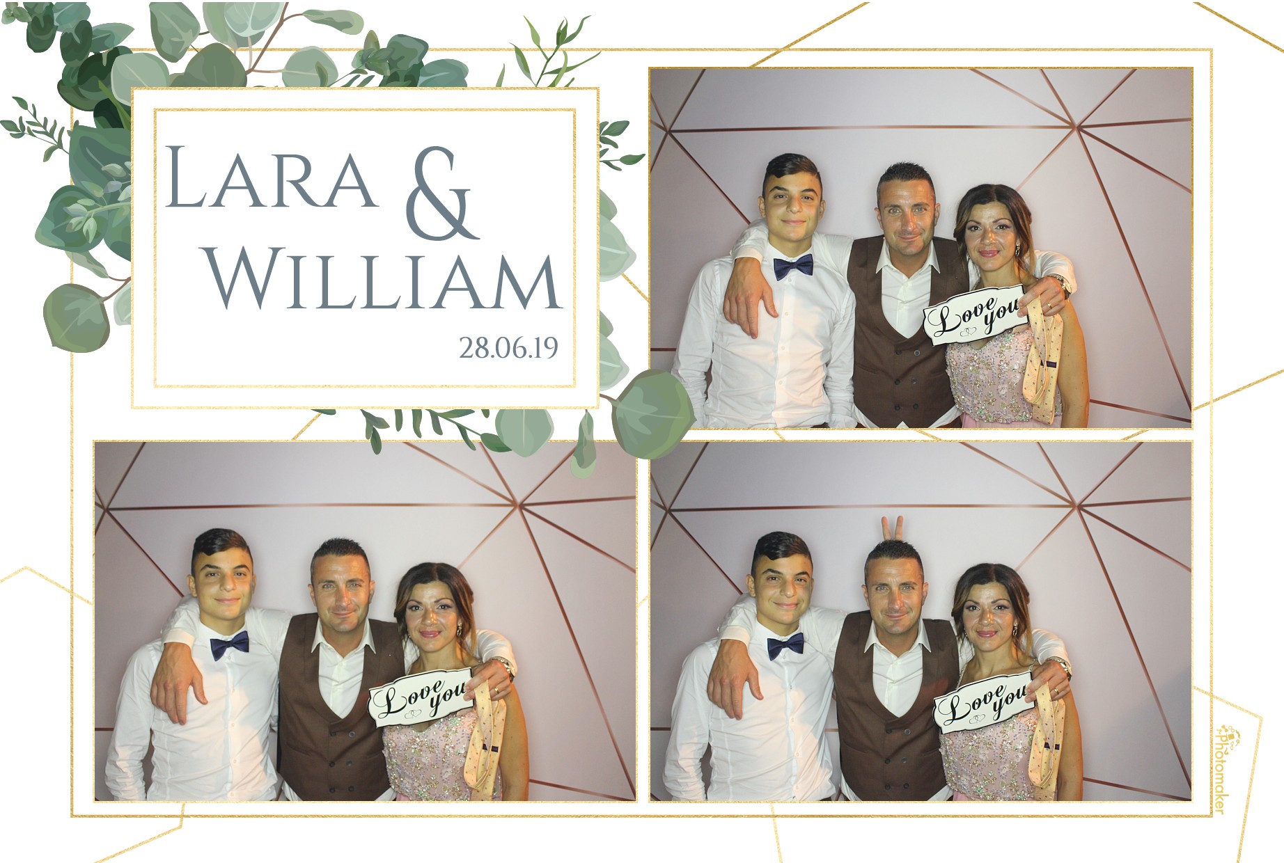 Lara & William's Wedding - Prints and Gifs | View more photos from the event at gallery.photomakerphotobooth.com.mt/u/PhotomakerMalta/Lara-Williams-Wedding-Prints-and-Gifs