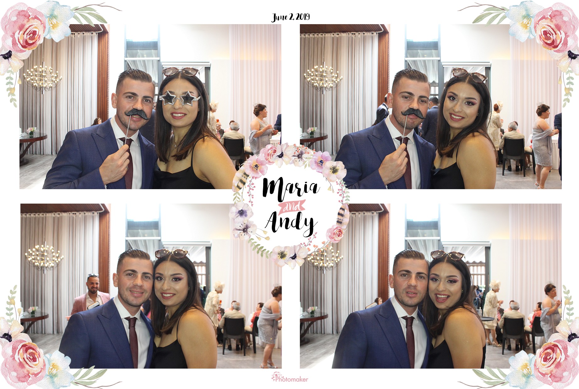 Maria and Andy's Wedding | View more photos from the event at gallery.photomakerphotobooth.com.mt/u/PhotomakerMalta/Maria-and-Andys-Wedding