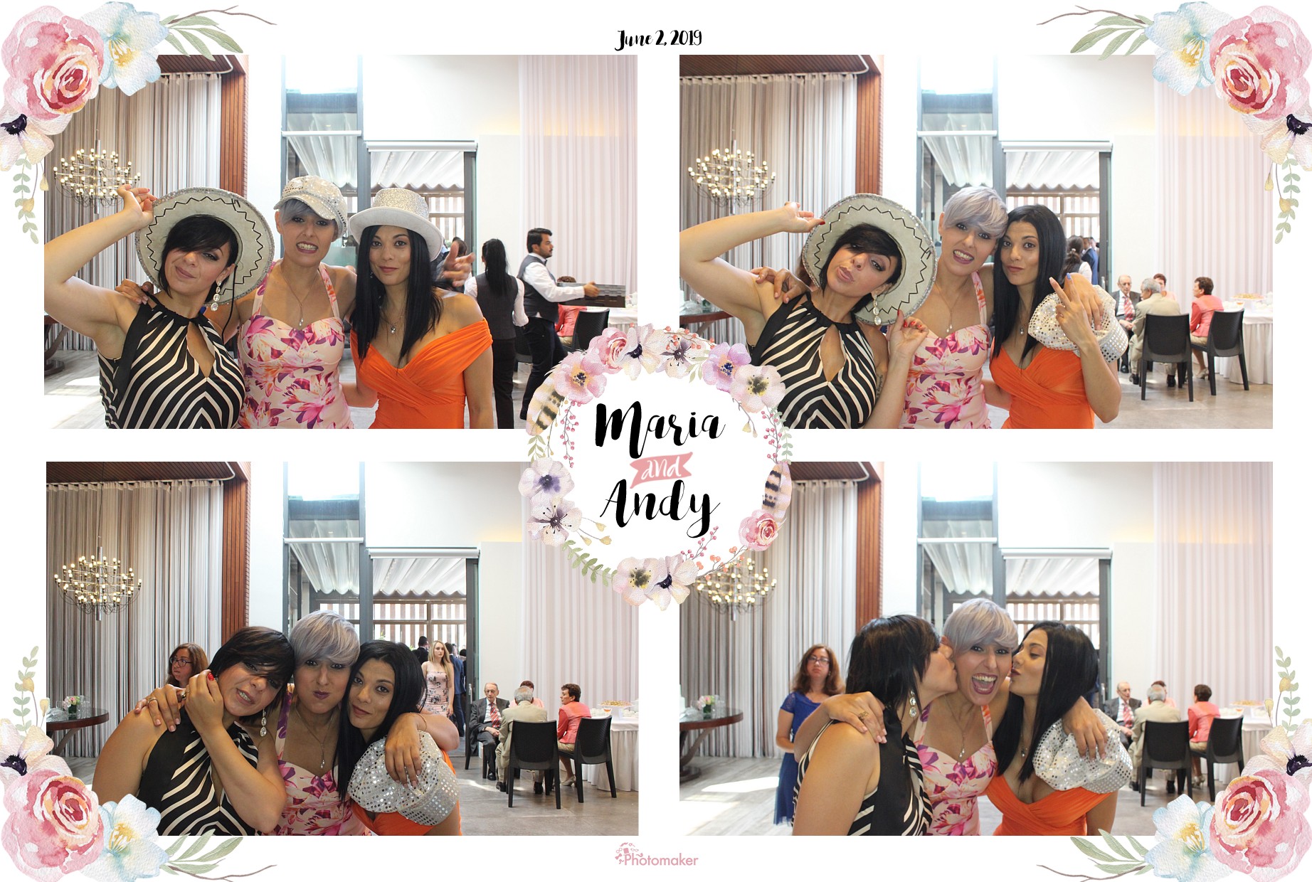 Maria and Andy's Wedding | View more photos from the event at gallery.photomakerphotobooth.com.mt/u/PhotomakerMalta/Maria-and-Andys-Wedding