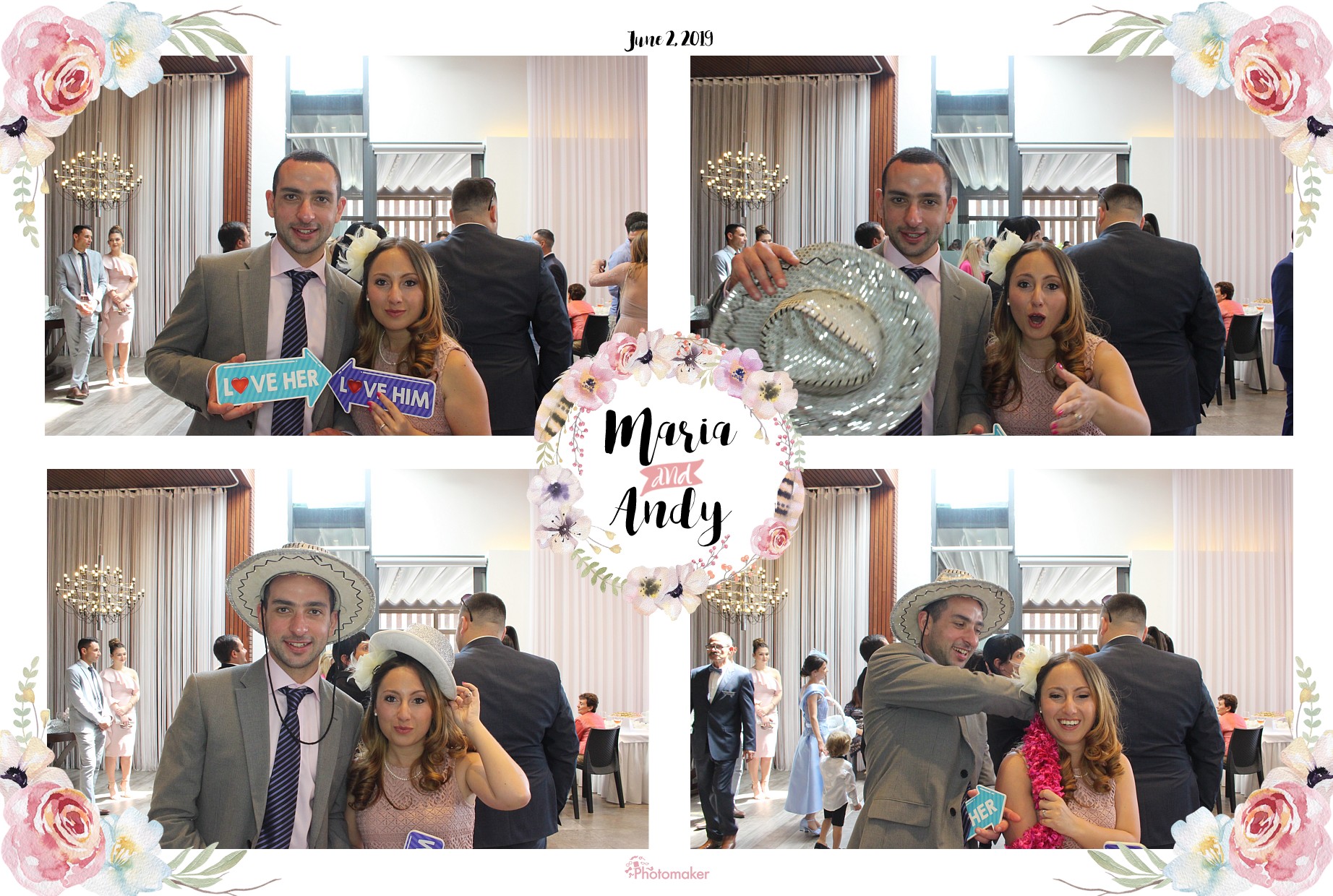 Maria and Andy's Wedding | View more photos from the event at gallery.photomakerphotobooth.com.mt/u/PhotomakerMalta/Maria-and-Andys-Wedding