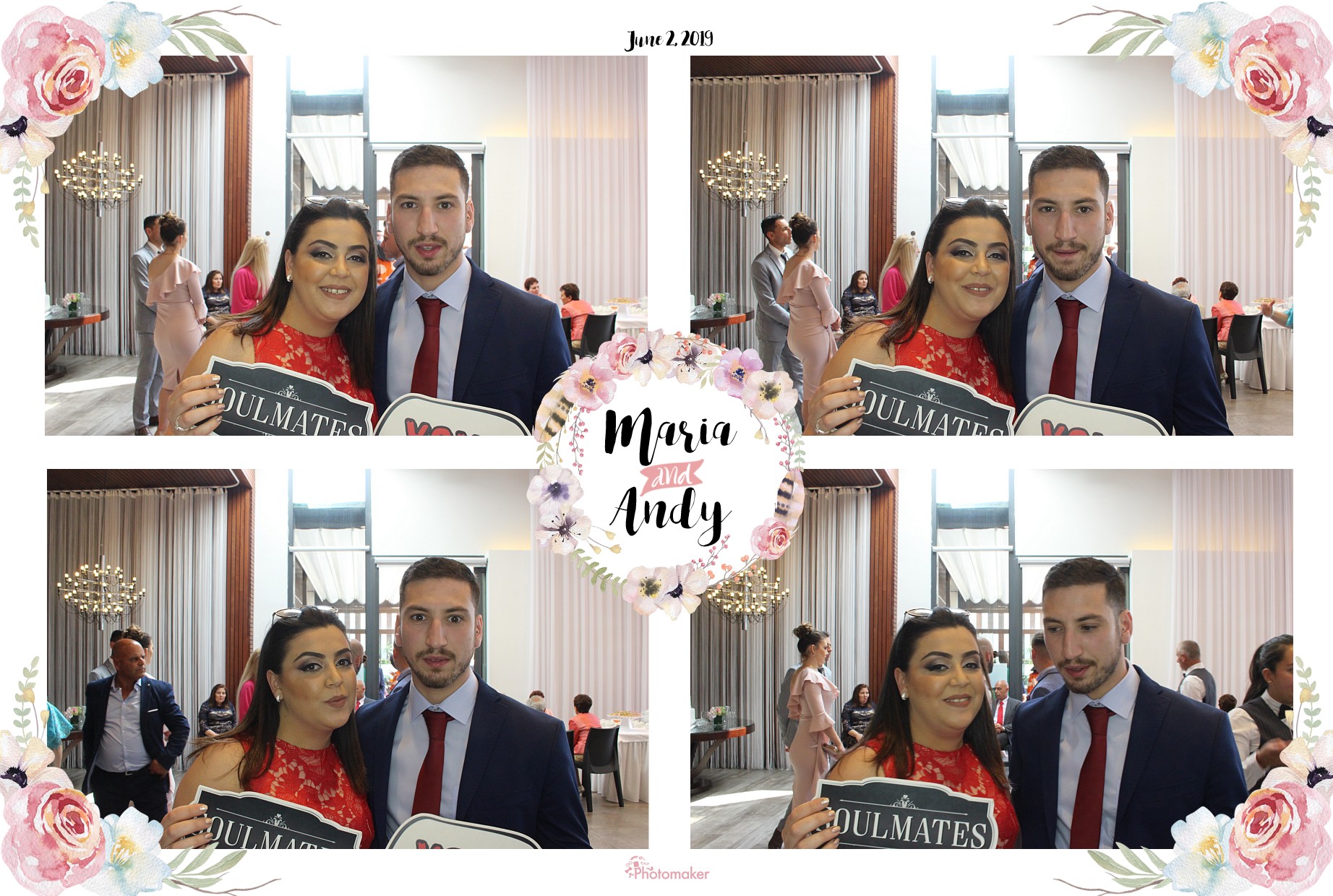 Maria and Andy's Wedding | View more photos from the event at gallery.photomakerphotobooth.com.mt/u/PhotomakerMalta/Maria-and-Andys-Wedding