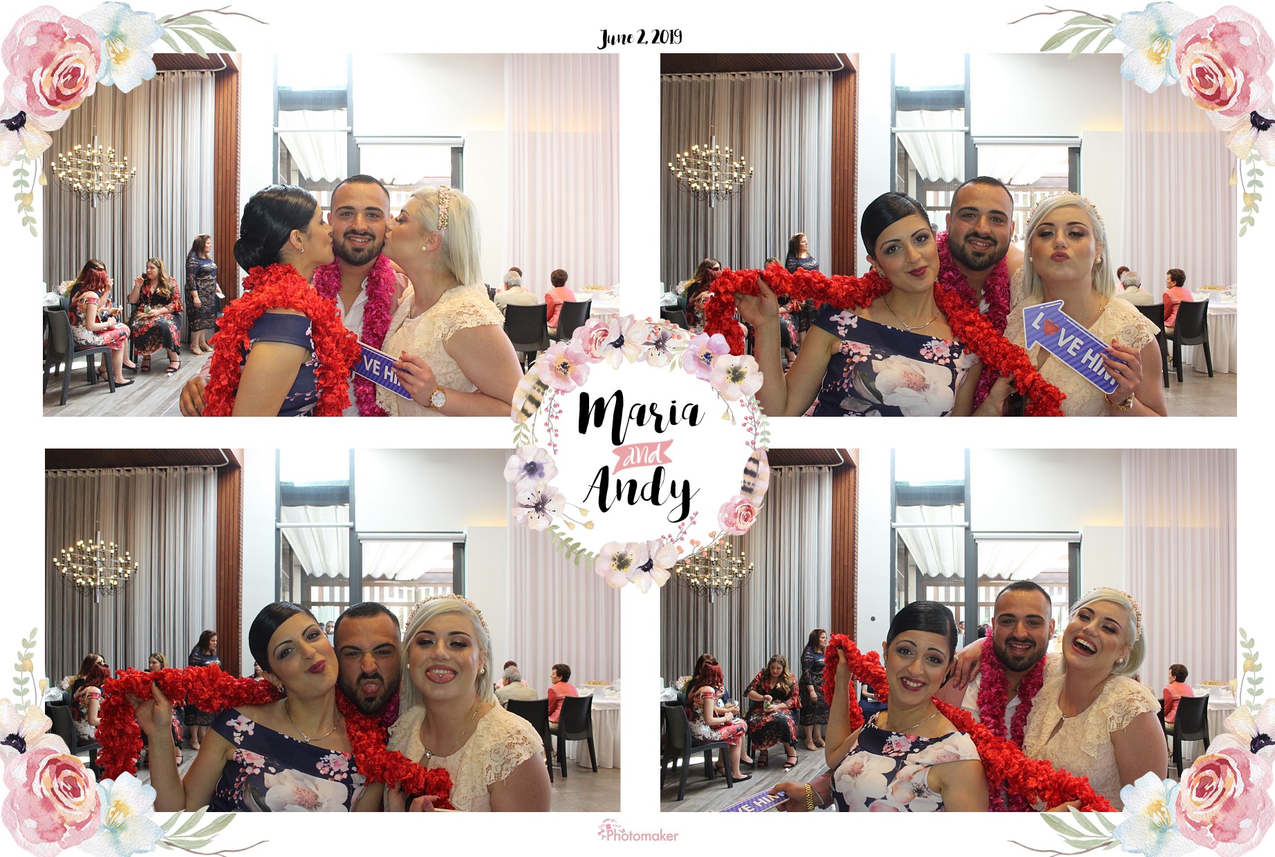 Maria and Andy's Wedding | View more photos from the event at gallery.photomakerphotobooth.com.mt/u/PhotomakerMalta/Maria-and-Andys-Wedding
