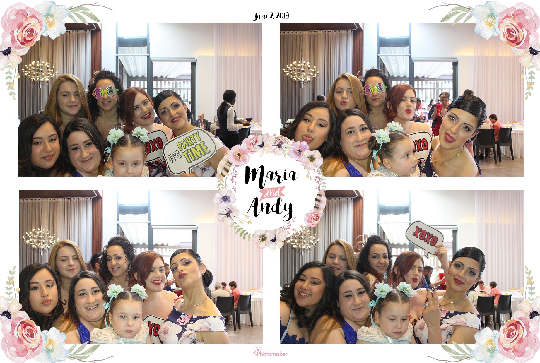 Maria and Andy's Wedding | View more photos from the event at gallery.photomakerphotobooth.com.mt/u/PhotomakerMalta/Maria-and-Andys-Wedding