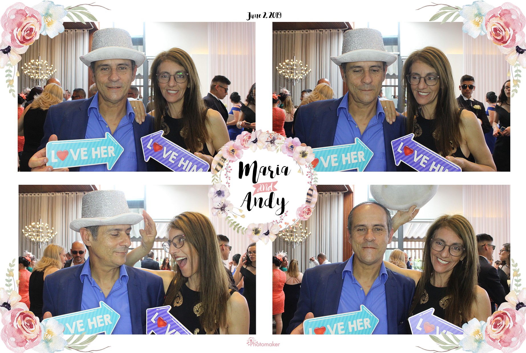 Maria and Andy's Wedding | View more photos from the event at gallery.photomakerphotobooth.com.mt/u/PhotomakerMalta/Maria-and-Andys-Wedding