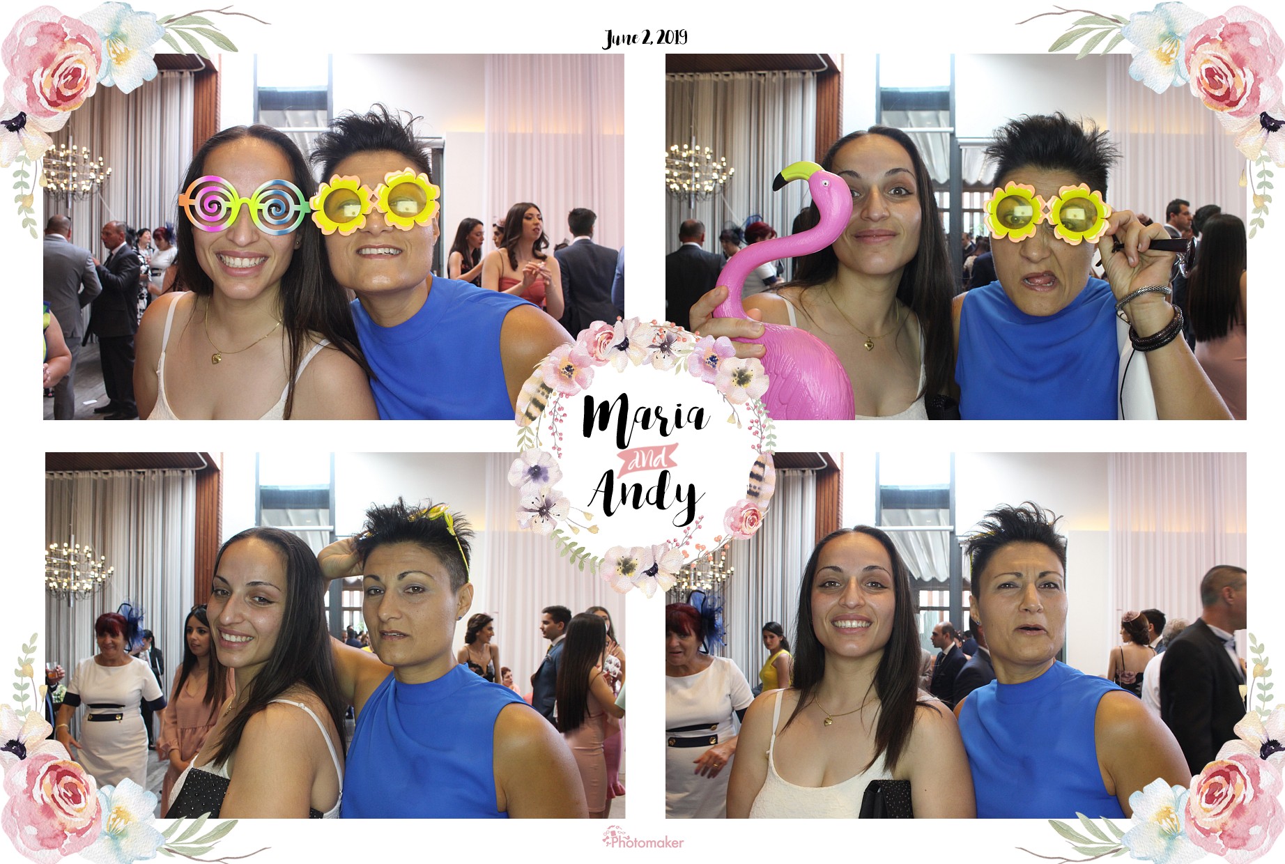 Maria and Andy's Wedding | View more photos from the event at gallery.photomakerphotobooth.com.mt/u/PhotomakerMalta/Maria-and-Andys-Wedding
