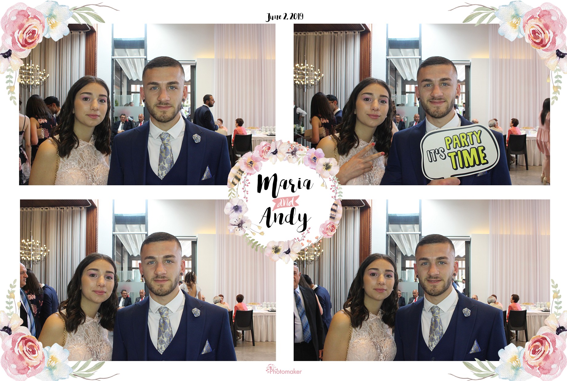 Maria and Andy's Wedding | View more photos from the event at gallery.photomakerphotobooth.com.mt/u/PhotomakerMalta/Maria-and-Andys-Wedding