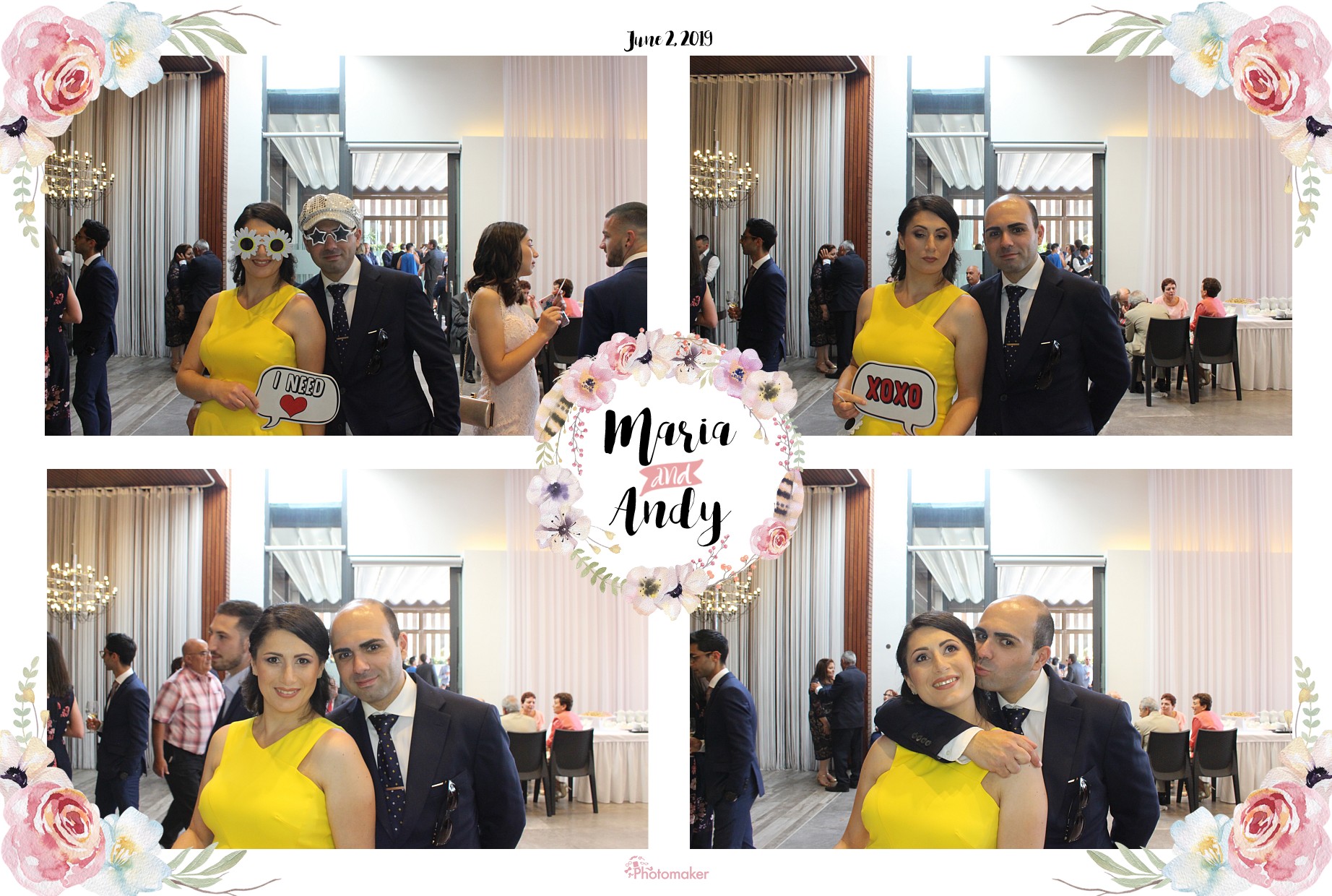 Maria and Andy's Wedding | View more photos from the event at gallery.photomakerphotobooth.com.mt/u/PhotomakerMalta/Maria-and-Andys-Wedding