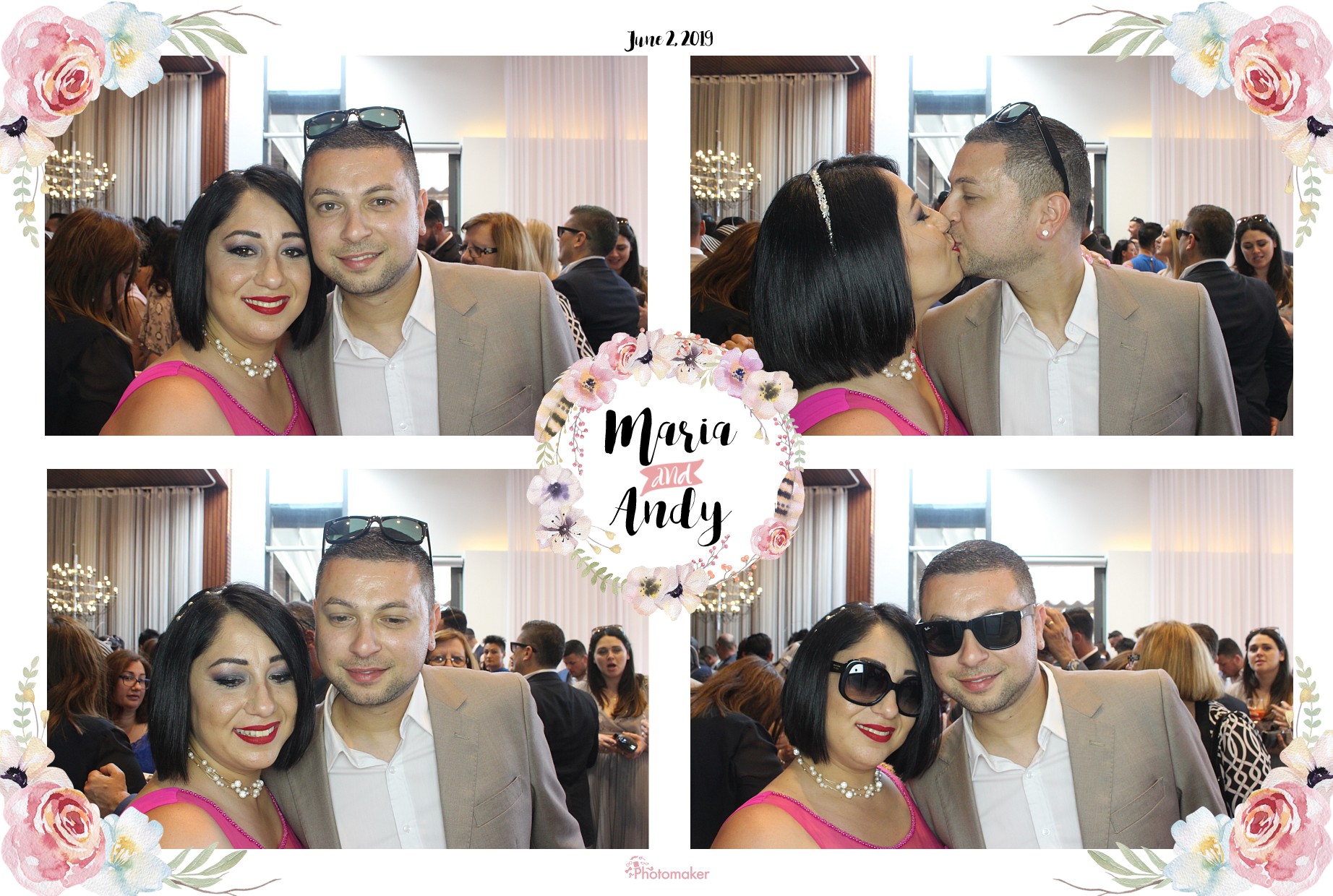 Maria and Andy's Wedding | View more photos from the event at gallery.photomakerphotobooth.com.mt/u/PhotomakerMalta/Maria-and-Andys-Wedding