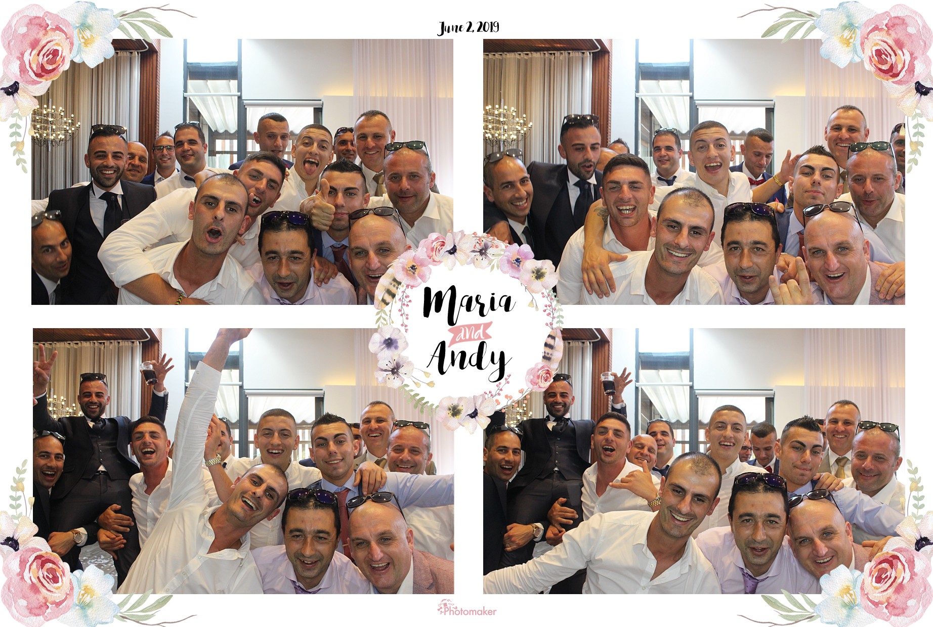 Maria and Andy's Wedding | View more photos from the event at gallery.photomakerphotobooth.com.mt/u/PhotomakerMalta/Maria-and-Andys-Wedding