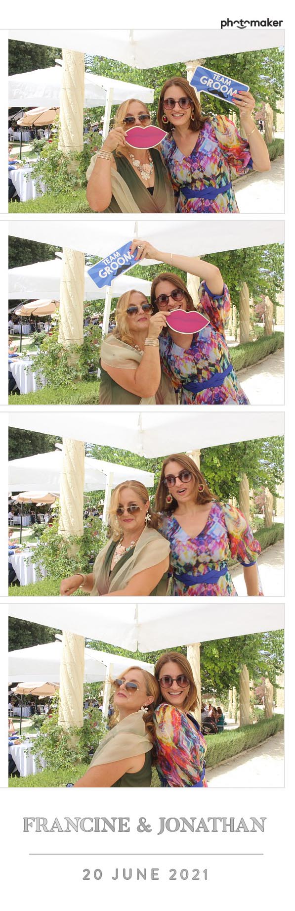 Francine & Jonathan's Wedding | View more photos from the event at gallery.photomakerphotobooth.com.mt/u/PhotomakerMalta/Francine-Jonathans-Wedding