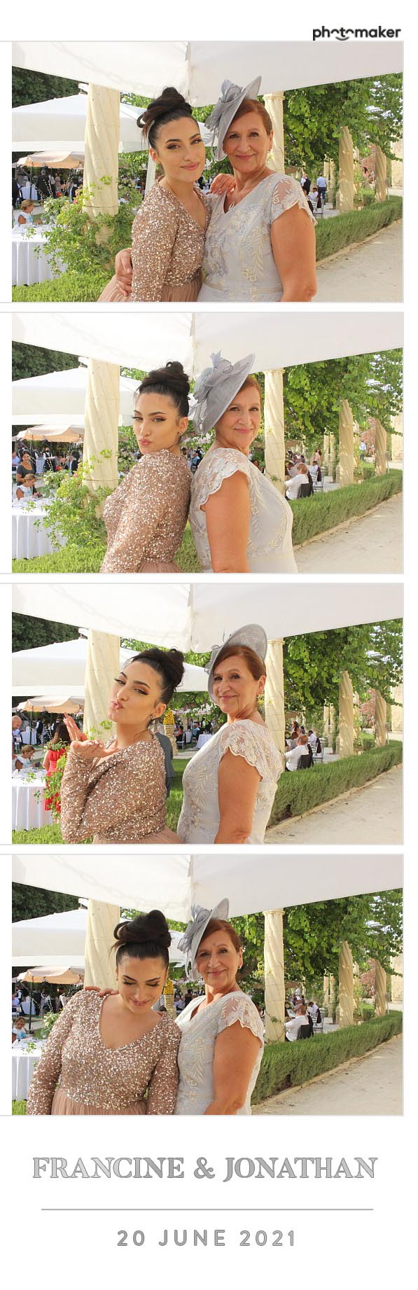 Francine & Jonathan's Wedding | View more photos from the event at gallery.photomakerphotobooth.com.mt/u/PhotomakerMalta/Francine-Jonathans-Wedding