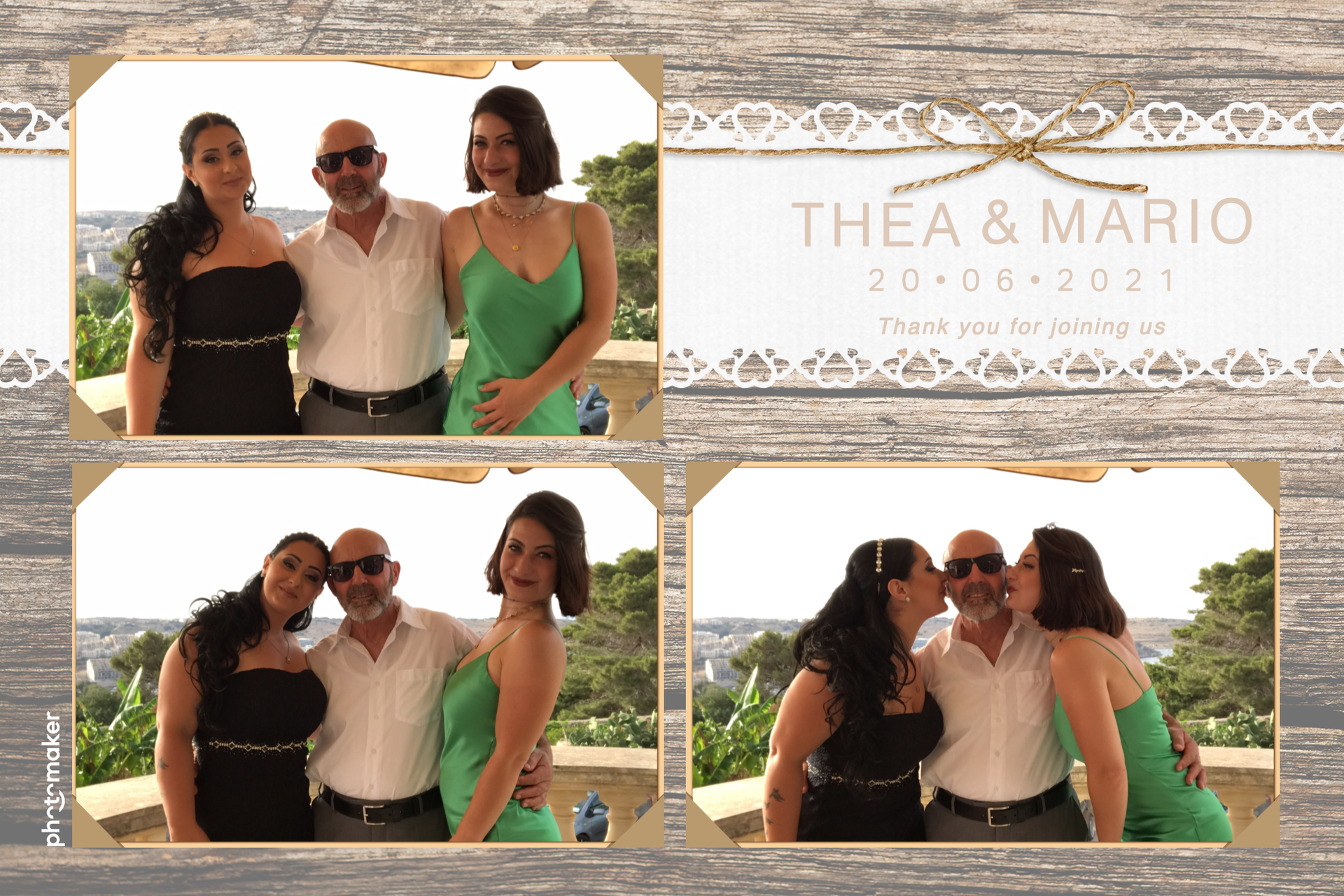 Thea & Mario's wedding | View more photos from the event at gallery.photomakerphotobooth.com.mt/u/PhotomakerMalta/Thea-Marios-wedding