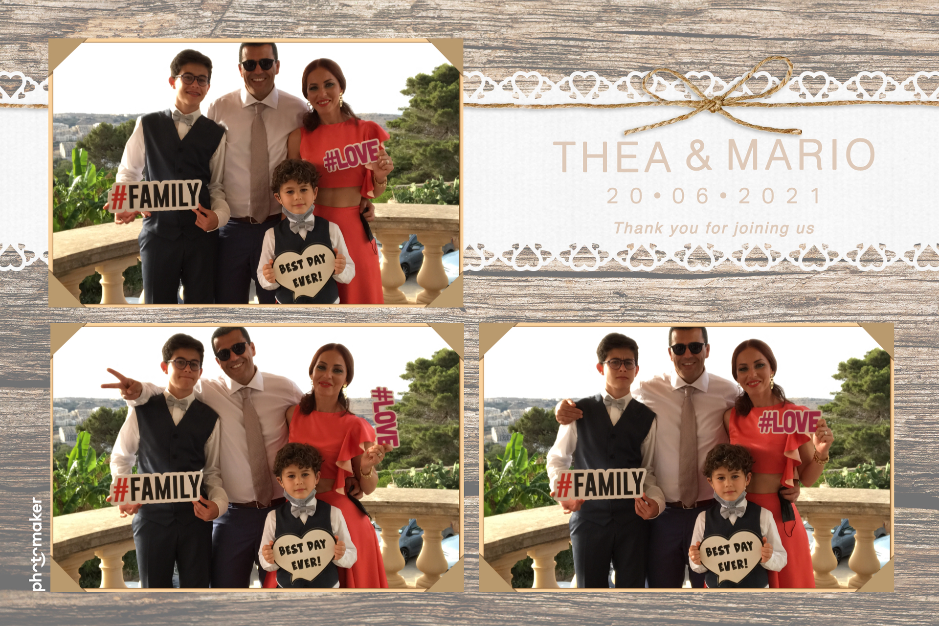 Thea & Mario's wedding | View more photos from the event at gallery.photomakerphotobooth.com.mt/u/PhotomakerMalta/Thea-Marios-wedding