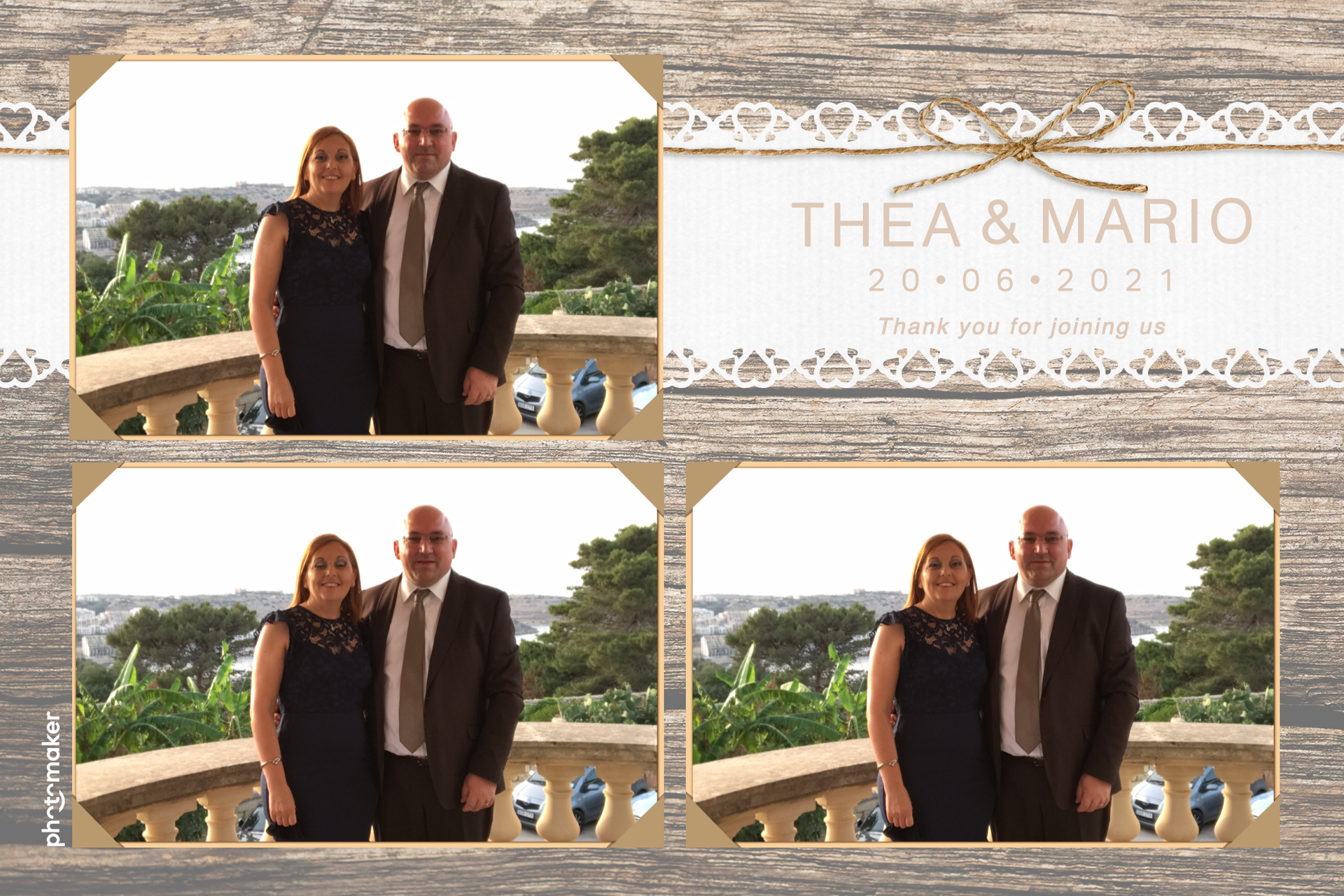 Thea & Mario's wedding | View more photos from the event at gallery.photomakerphotobooth.com.mt/u/PhotomakerMalta/Thea-Marios-wedding