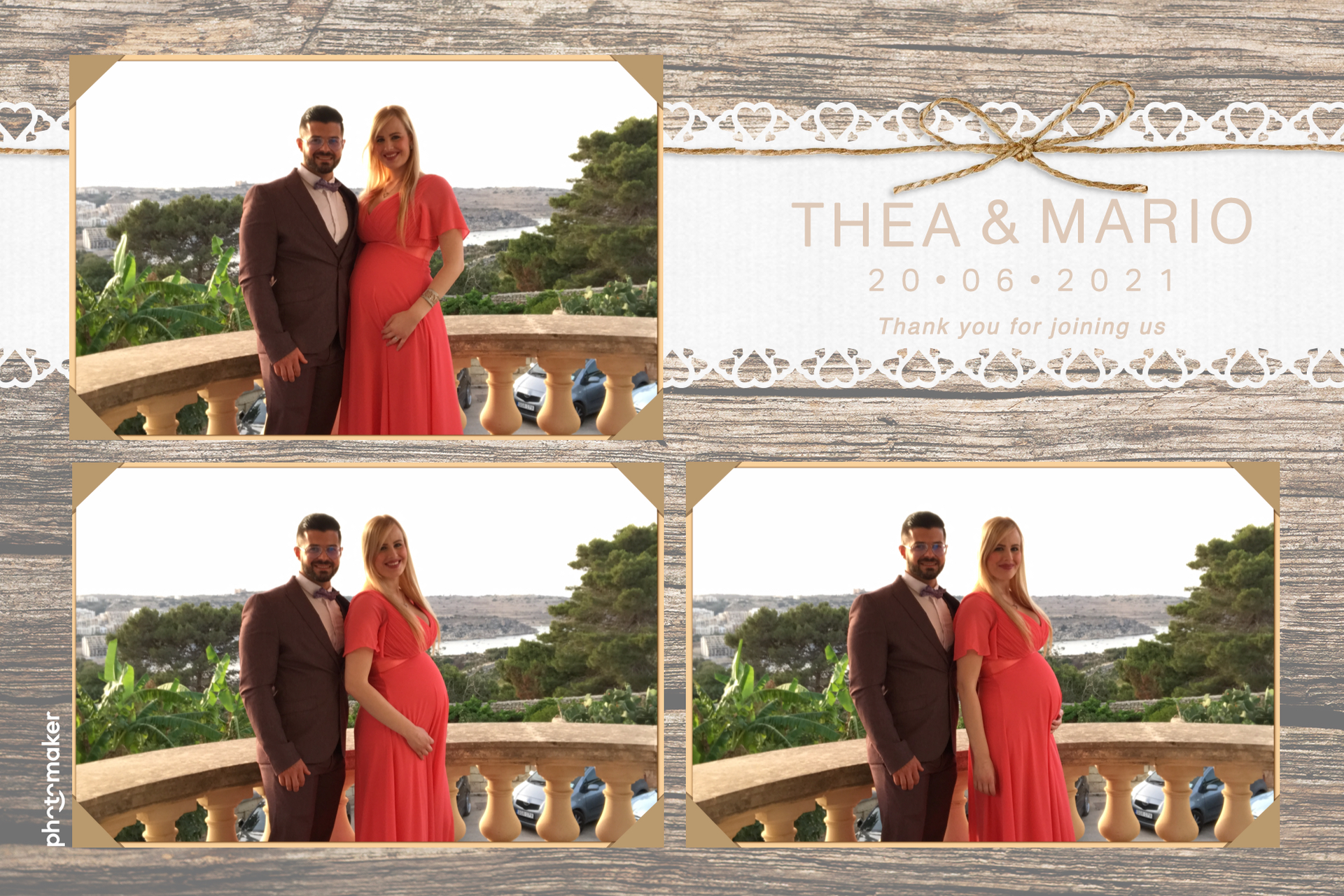 Thea & Mario's wedding | View more photos from the event at gallery.photomakerphotobooth.com.mt/u/PhotomakerMalta/Thea-Marios-wedding