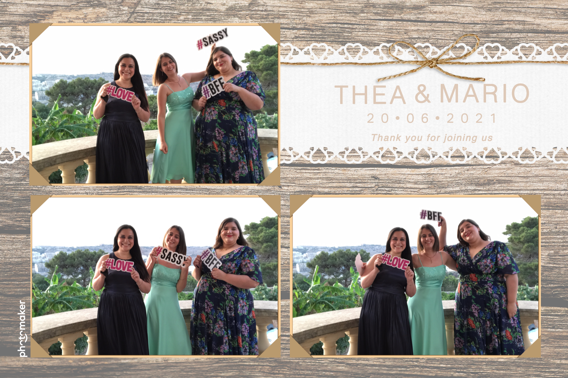 Thea & Mario's wedding | View more photos from the event at gallery.photomakerphotobooth.com.mt/u/PhotomakerMalta/Thea-Marios-wedding