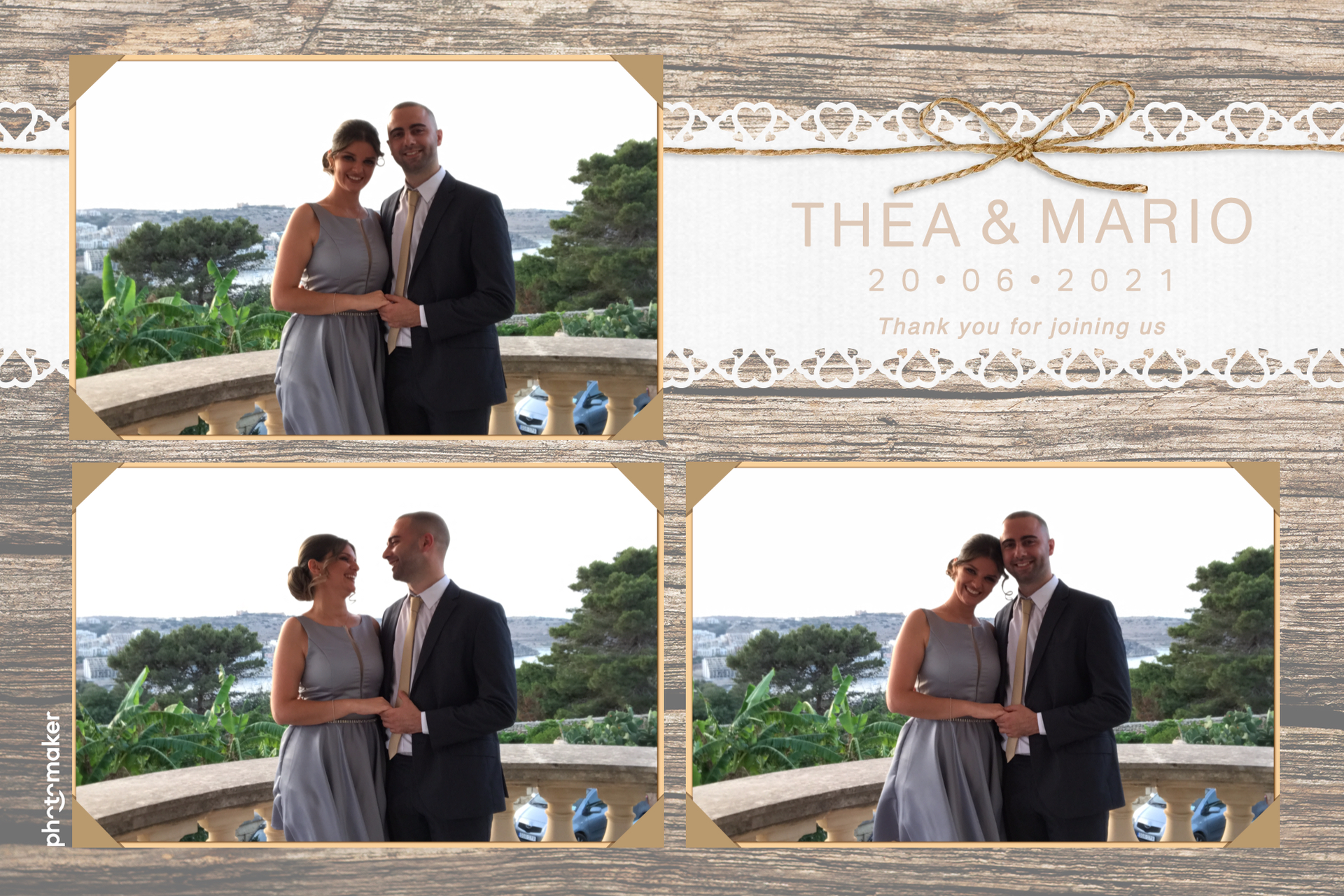 Thea & Mario's wedding | View more photos from the event at gallery.photomakerphotobooth.com.mt/u/PhotomakerMalta/Thea-Marios-wedding