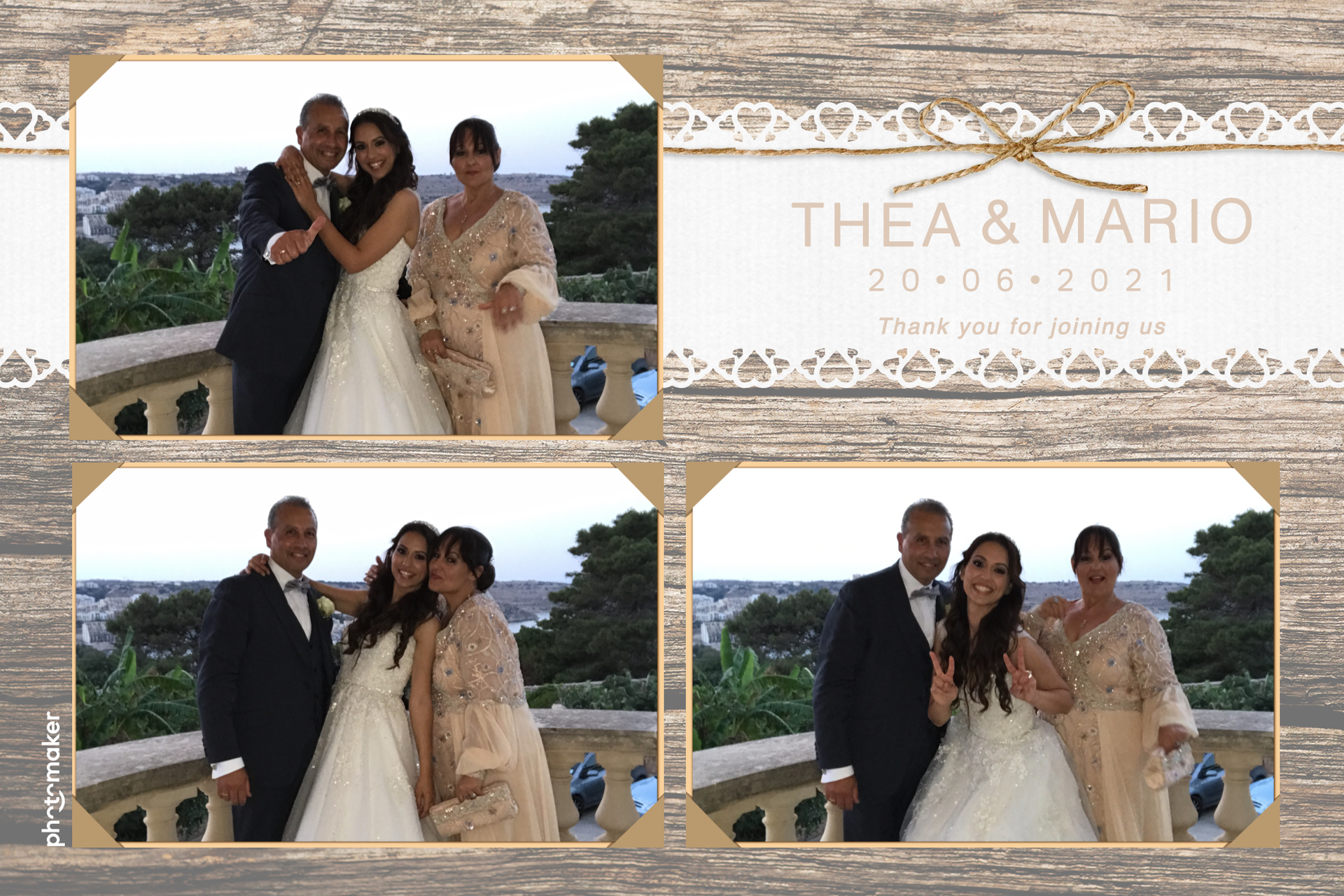 Thea & Mario's wedding | View more photos from the event at gallery.photomakerphotobooth.com.mt/u/PhotomakerMalta/Thea-Marios-wedding