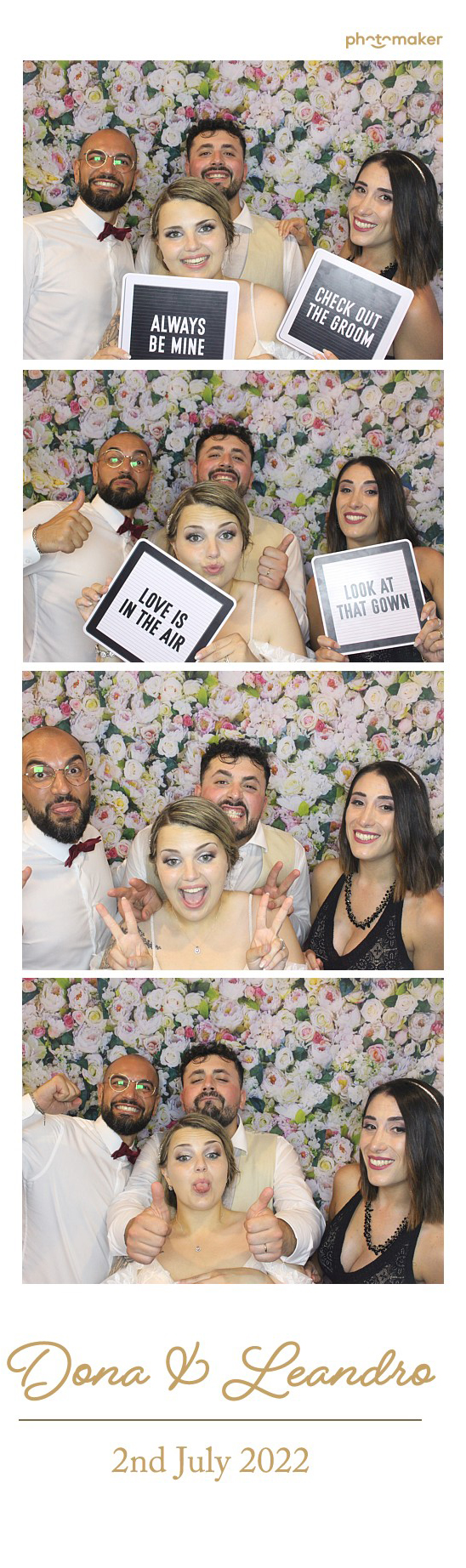 Dona & Leandro's Wedding | View more photos from the event at gallery.photomakerphotobooth.com.mt/u/PhotomakerMalta/Dona-Leandros-Wedding
