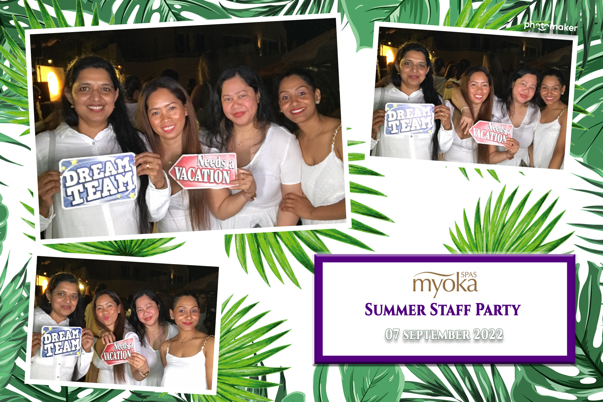 Myoka 5 Senses Spa Summer Party | View more photos from the event at gallery.photomakerphotobooth.com.mt/u/PhotomakerMalta/Myoka-5-Senses-Spa-Summer-Party