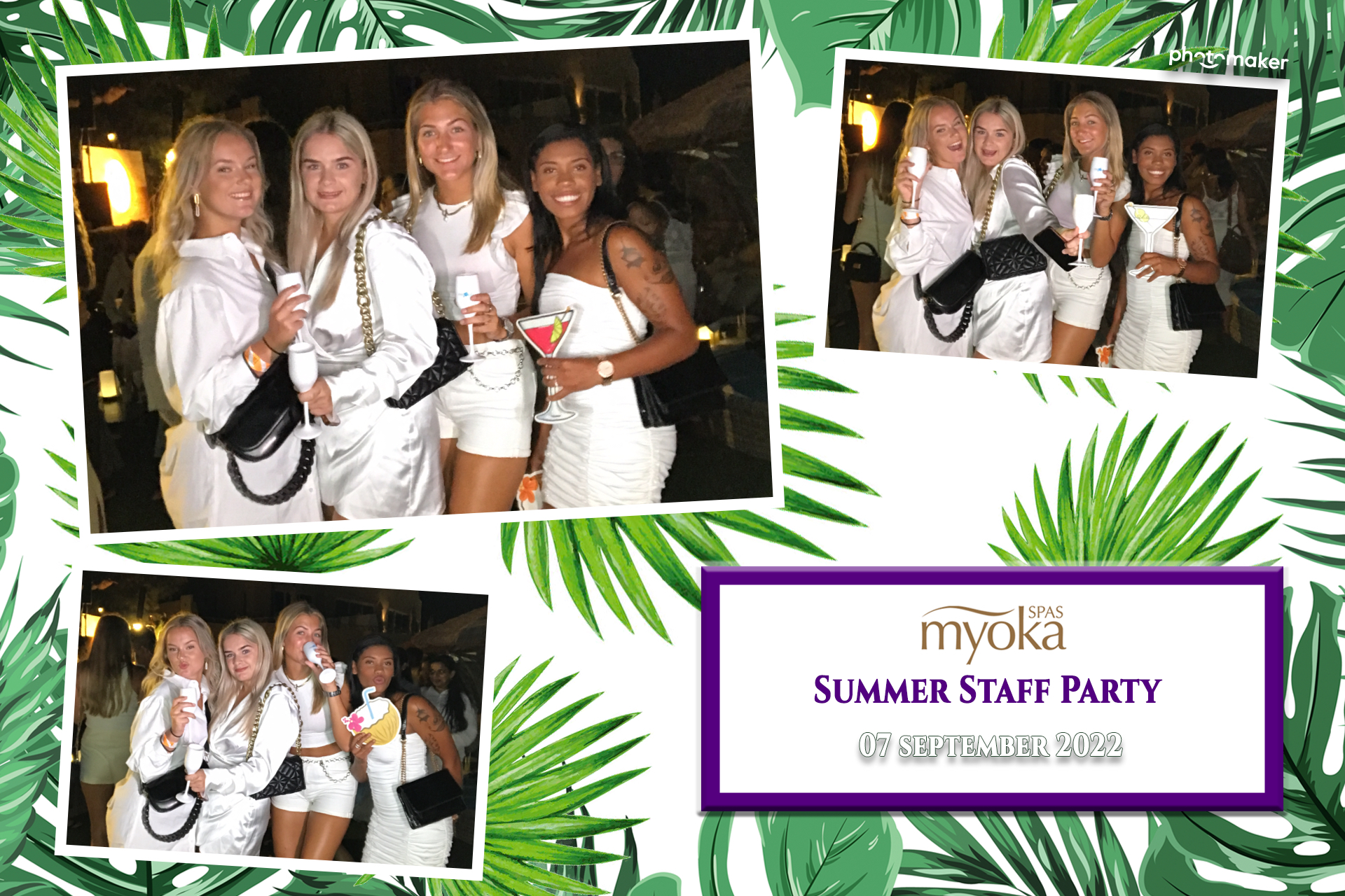 Myoka 5 Senses Spa Summer Party | View more photos from the event at gallery.photomakerphotobooth.com.mt/u/PhotomakerMalta/Myoka-5-Senses-Spa-Summer-Party