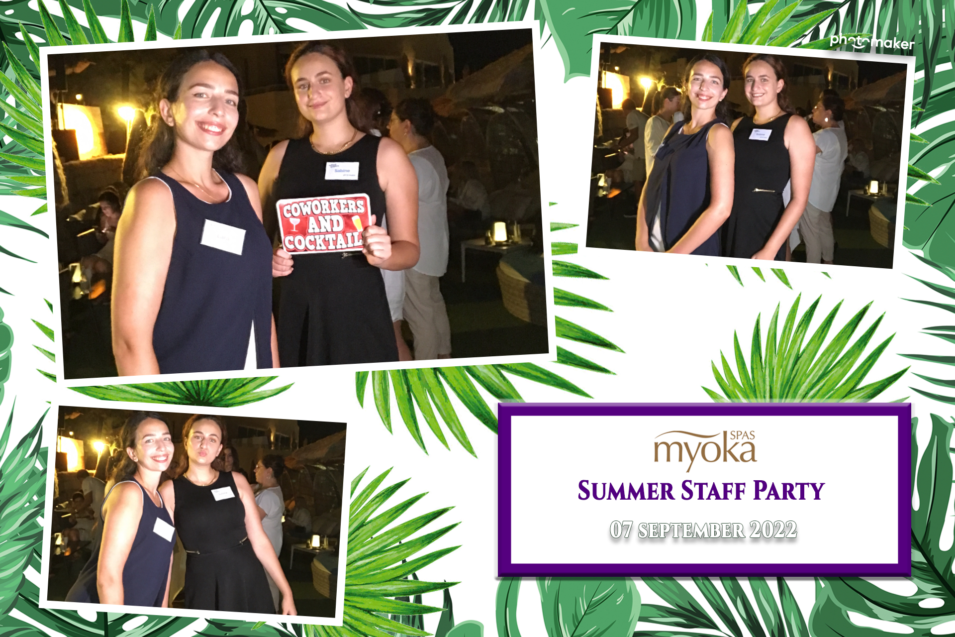 Myoka 5 Senses Spa Summer Party | View more photos from the event at gallery.photomakerphotobooth.com.mt/u/PhotomakerMalta/Myoka-5-Senses-Spa-Summer-Party