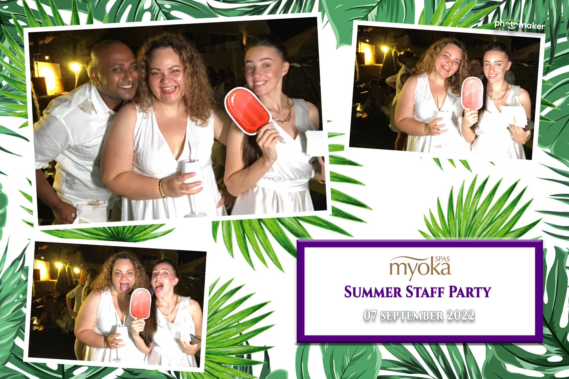 Myoka 5 Senses Spa Summer Party | View more photos from the event at gallery.photomakerphotobooth.com.mt/u/PhotomakerMalta/Myoka-5-Senses-Spa-Summer-Party