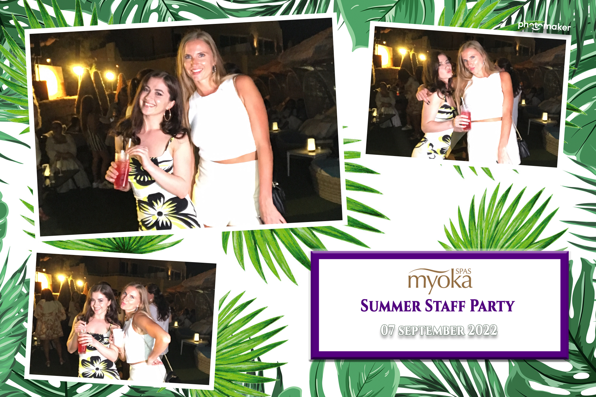 Myoka 5 Senses Spa Summer Party | View more photos from the event at gallery.photomakerphotobooth.com.mt/u/PhotomakerMalta/Myoka-5-Senses-Spa-Summer-Party