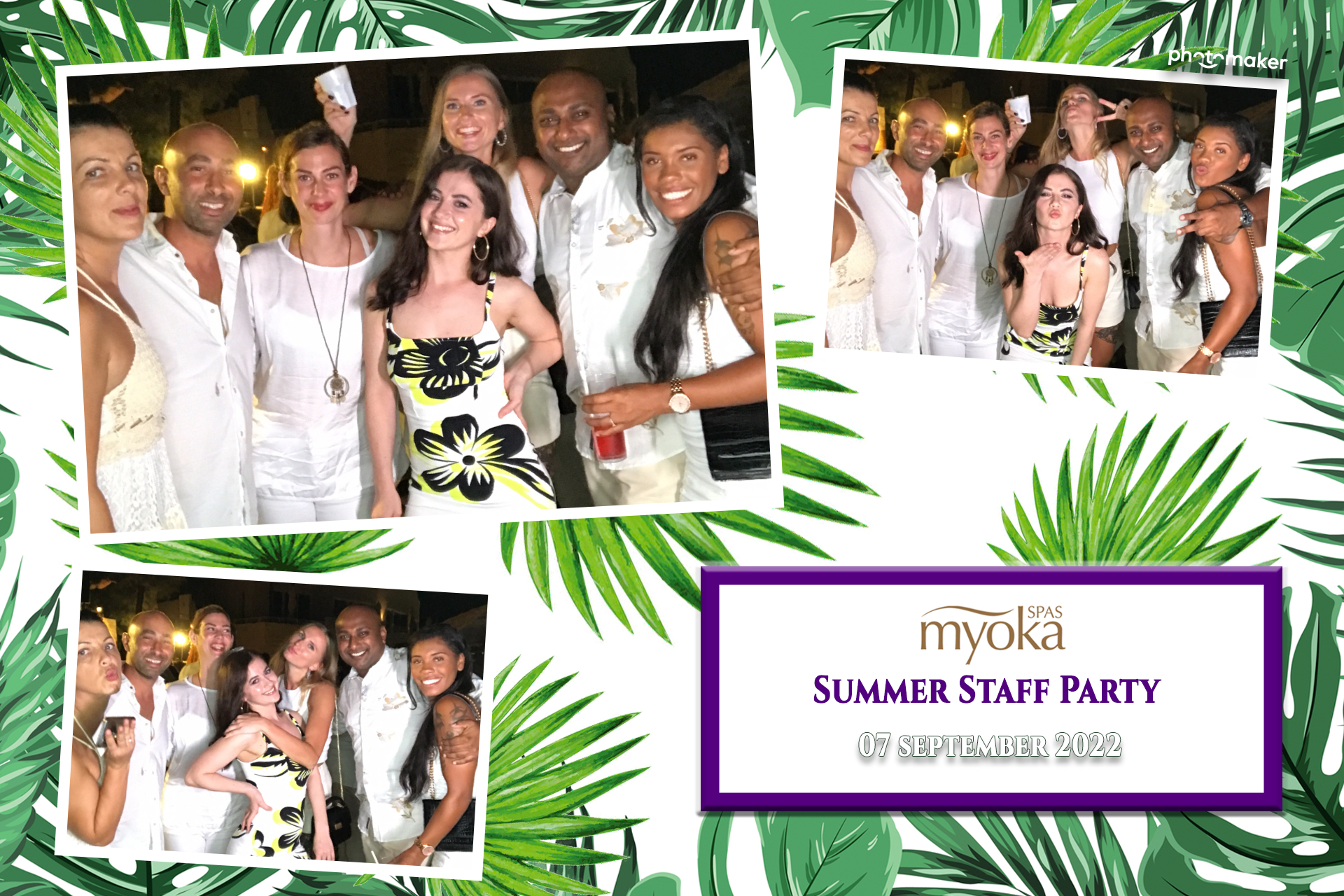 Myoka 5 Senses Spa Summer Party | View more photos from the event at gallery.photomakerphotobooth.com.mt/u/PhotomakerMalta/Myoka-5-Senses-Spa-Summer-Party