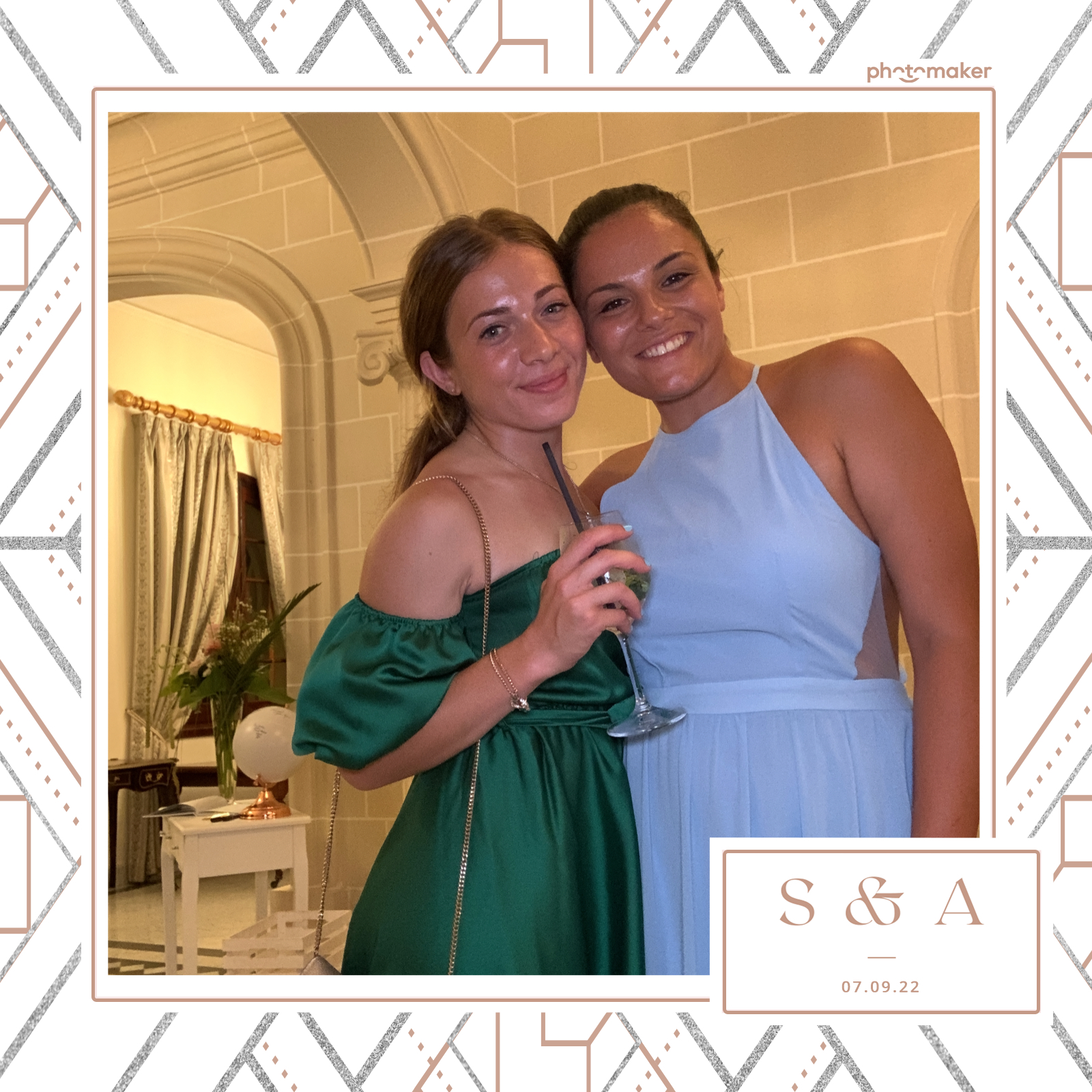 Stephanie & Alina's Wedding | View more photos from the event at gallery.photomakerphotobooth.com.mt/u/PhotomakerMalta/Stephanie-Alinas-Wedding