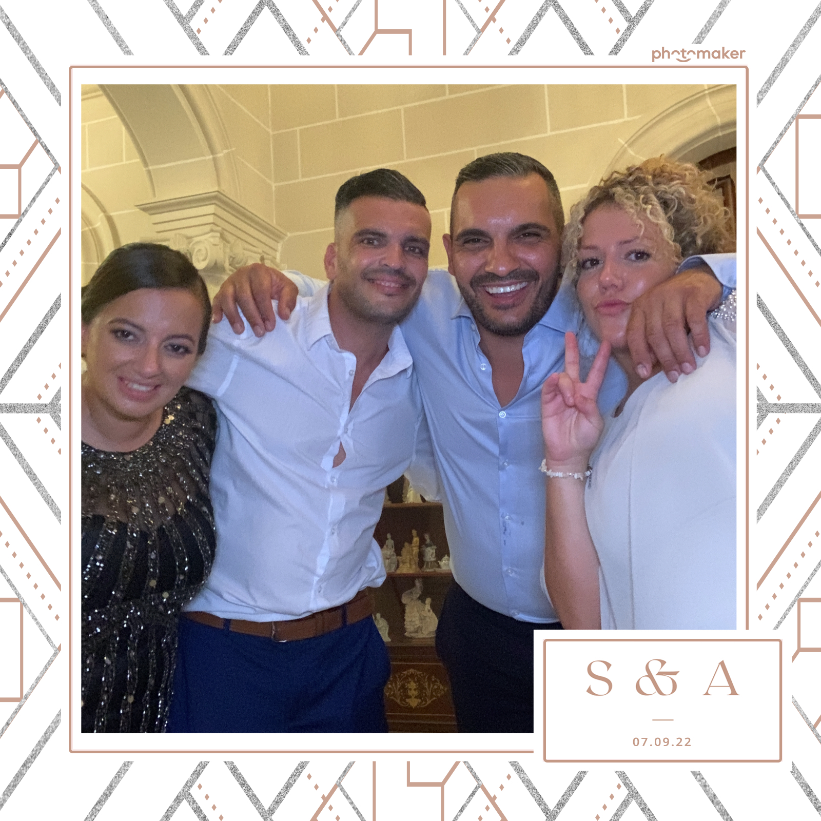 Stephanie & Alina's Wedding | View more photos from the event at gallery.photomakerphotobooth.com.mt/u/PhotomakerMalta/Stephanie-Alinas-Wedding