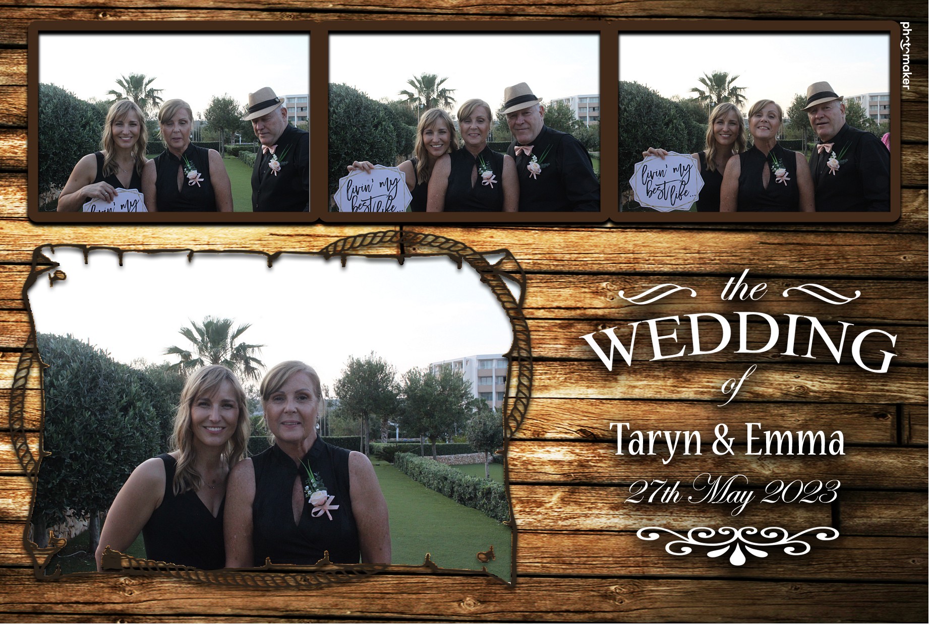Emma & Taryn's Wedding | View more photos from the event at gallery.photomakerphotobooth.com.mt/u/PhotomakerMalta/Emma-Taryns-Wedding