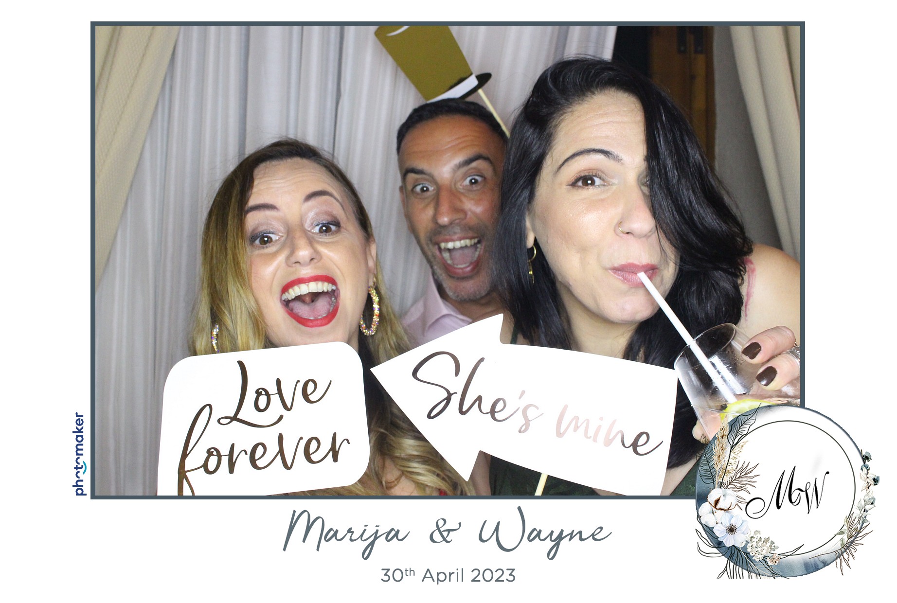 Marija & Wayne's Wedding | View more photos from the event at gallery.photomakerphotobooth.com.mt/u/PhotomakerMalta/Marija-Waynes-Wedding
