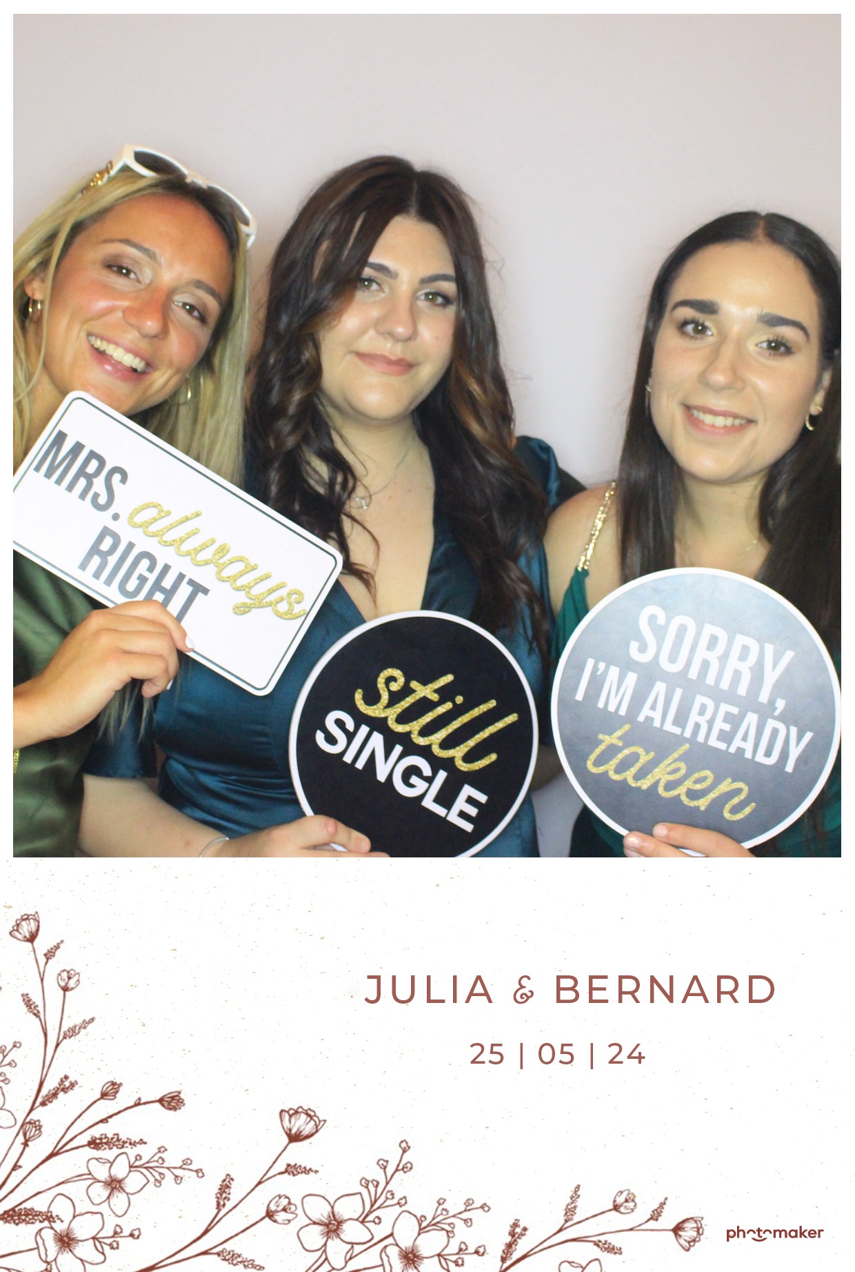 Julia & Bernard's Wedding | View more photos from the event at gallery.photomakerphotobooth.com.mt/u/PhotomakerMalta/Julia-Bernards-Wedding