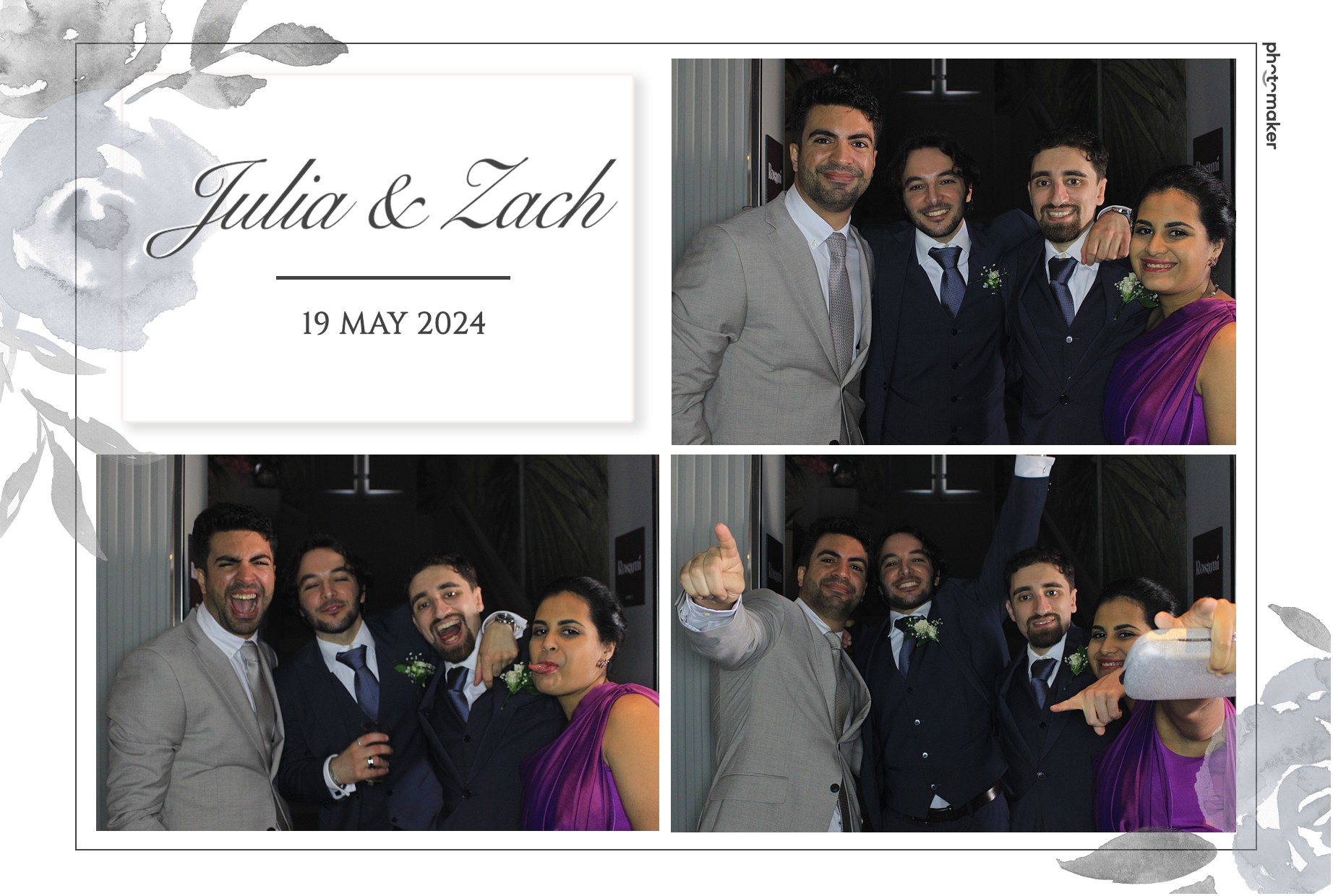 Julia & Zach's Wedding | View more photos from the event at gallery.photomakerphotobooth.com.mt/u/PhotomakerMalta/Julia-Zachs-Wedding